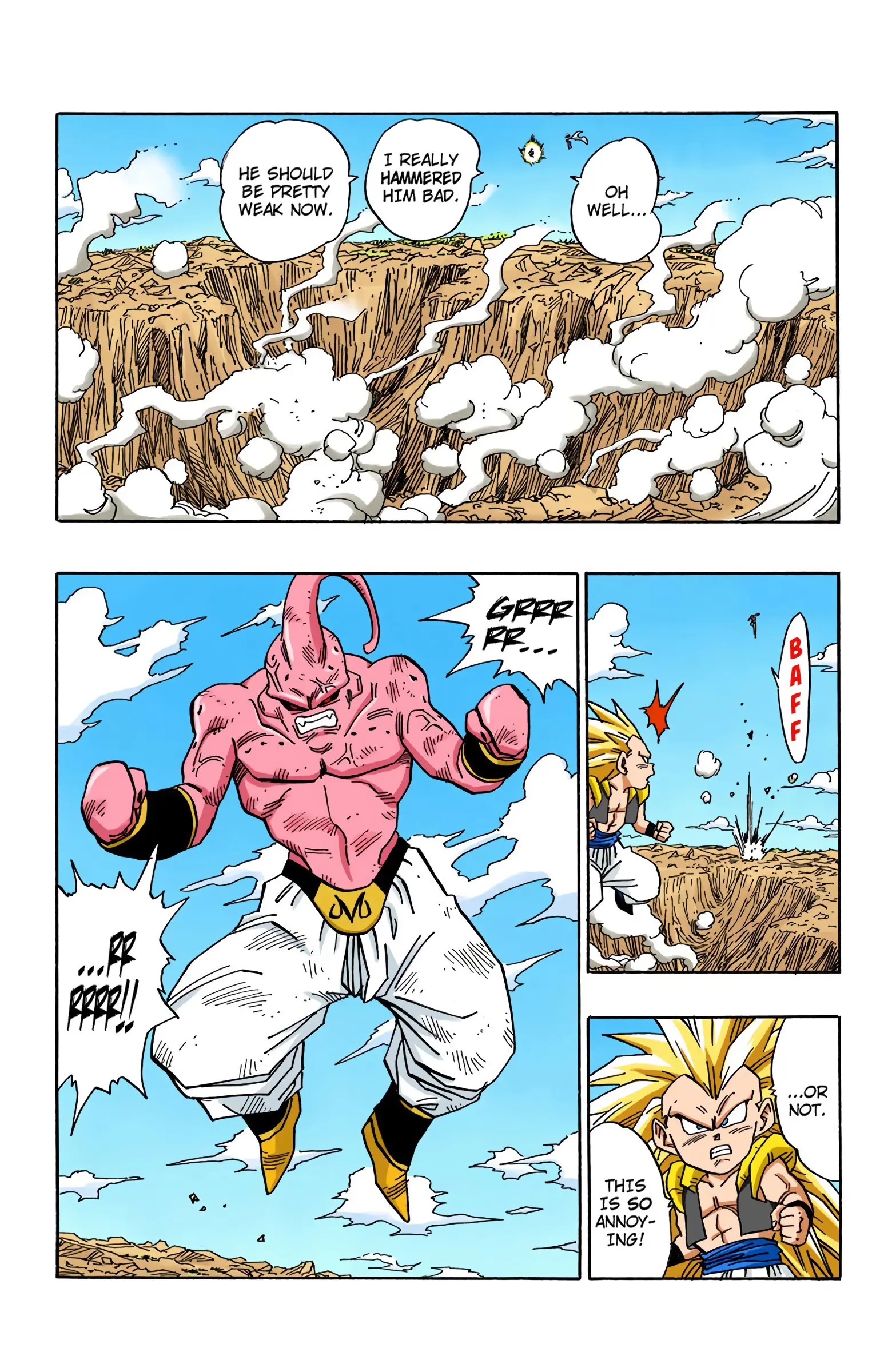 DBZ Majin Buu Saga Colored Manga, chapter 495, page 6