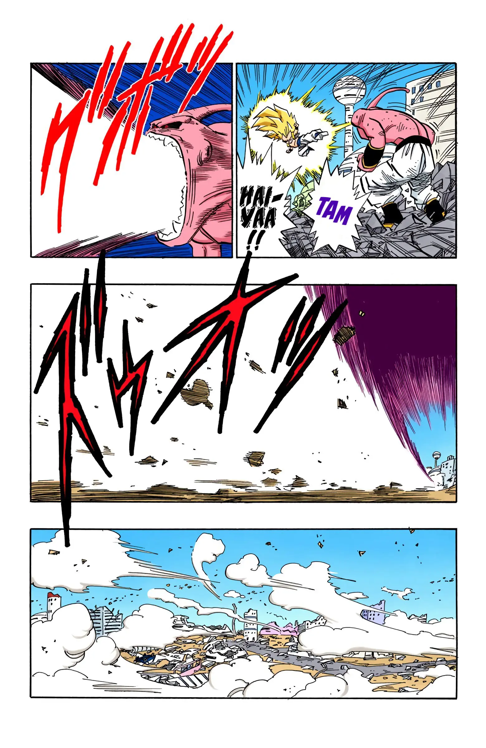 DBZ Majin Buu Saga Colored Manga, chapter 495, page 10