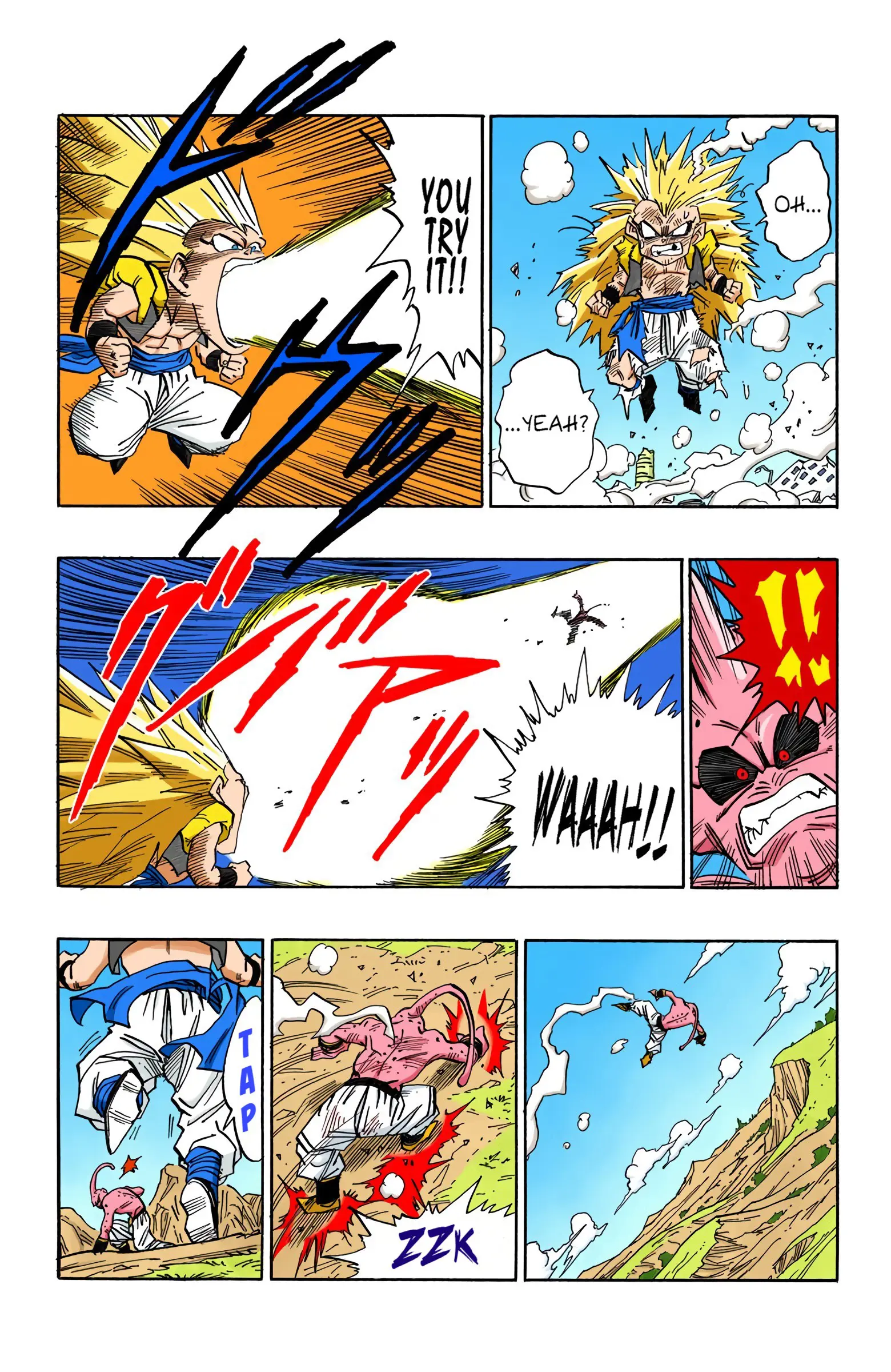 DBZ Majin Buu Saga Colored Manga, chapter 495, page 11