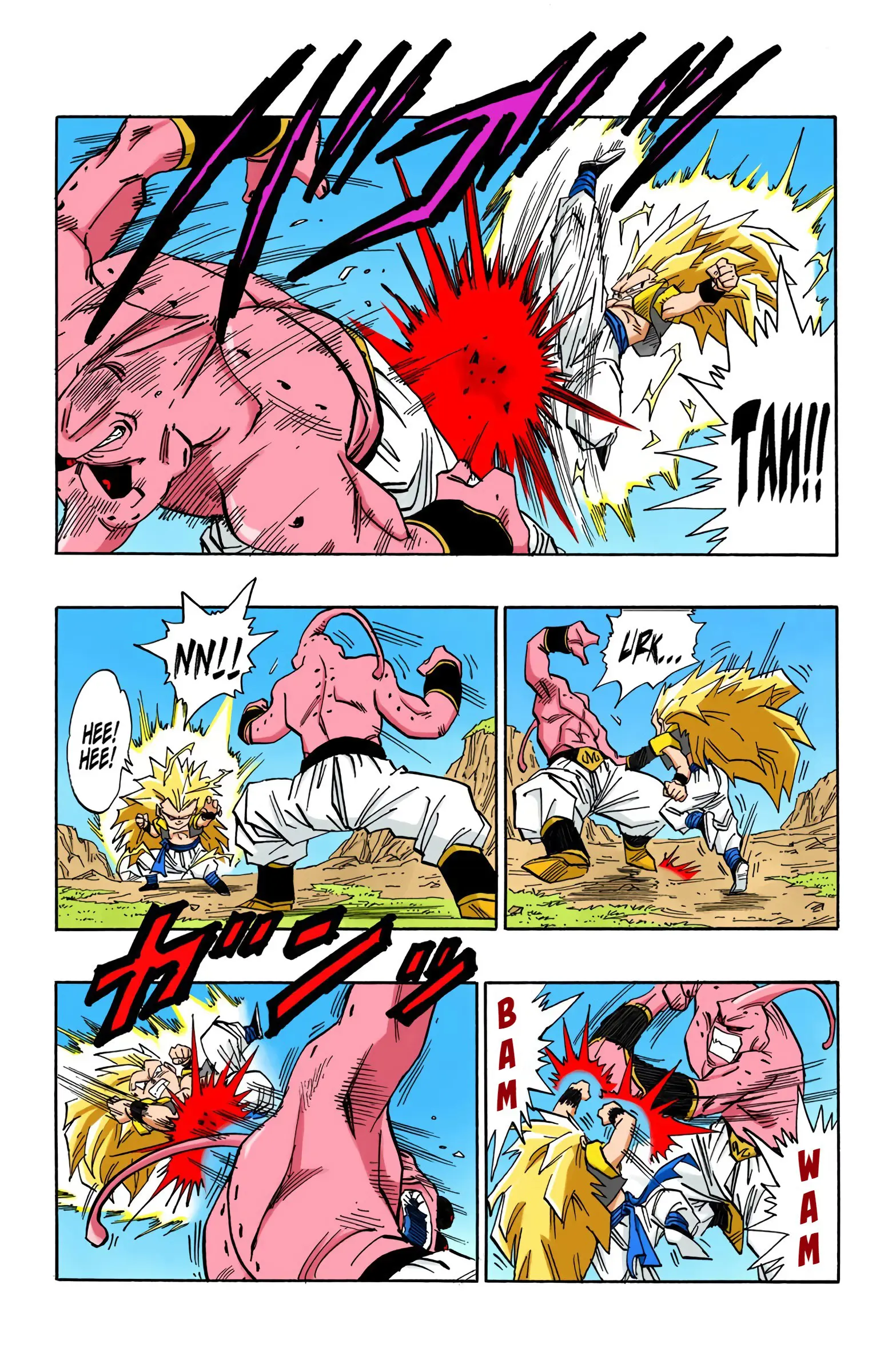 DBZ Majin Buu Saga Colored Manga, chapter 495, page 12