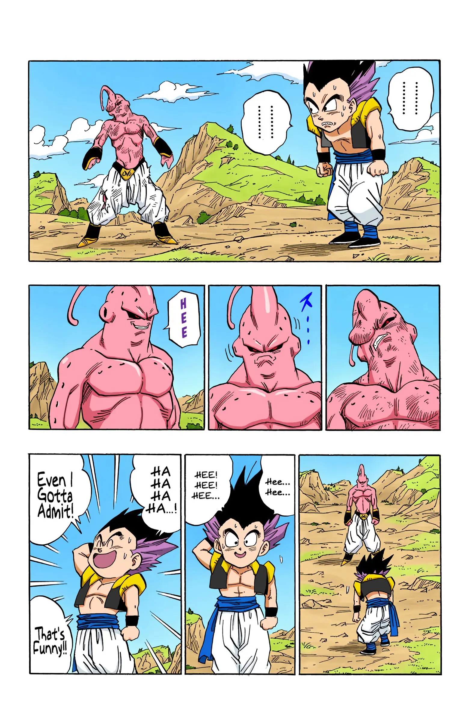 DBZ Majin Buu Saga Colored Manga, chapter 496, page 2