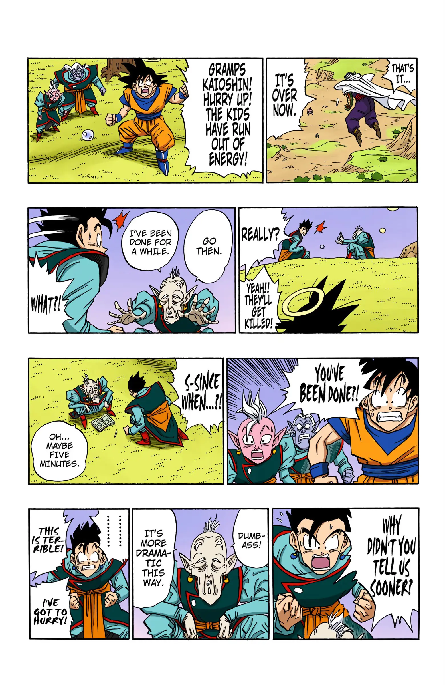 DBZ Majin Buu Saga Colored Manga, chapter 496, page 3