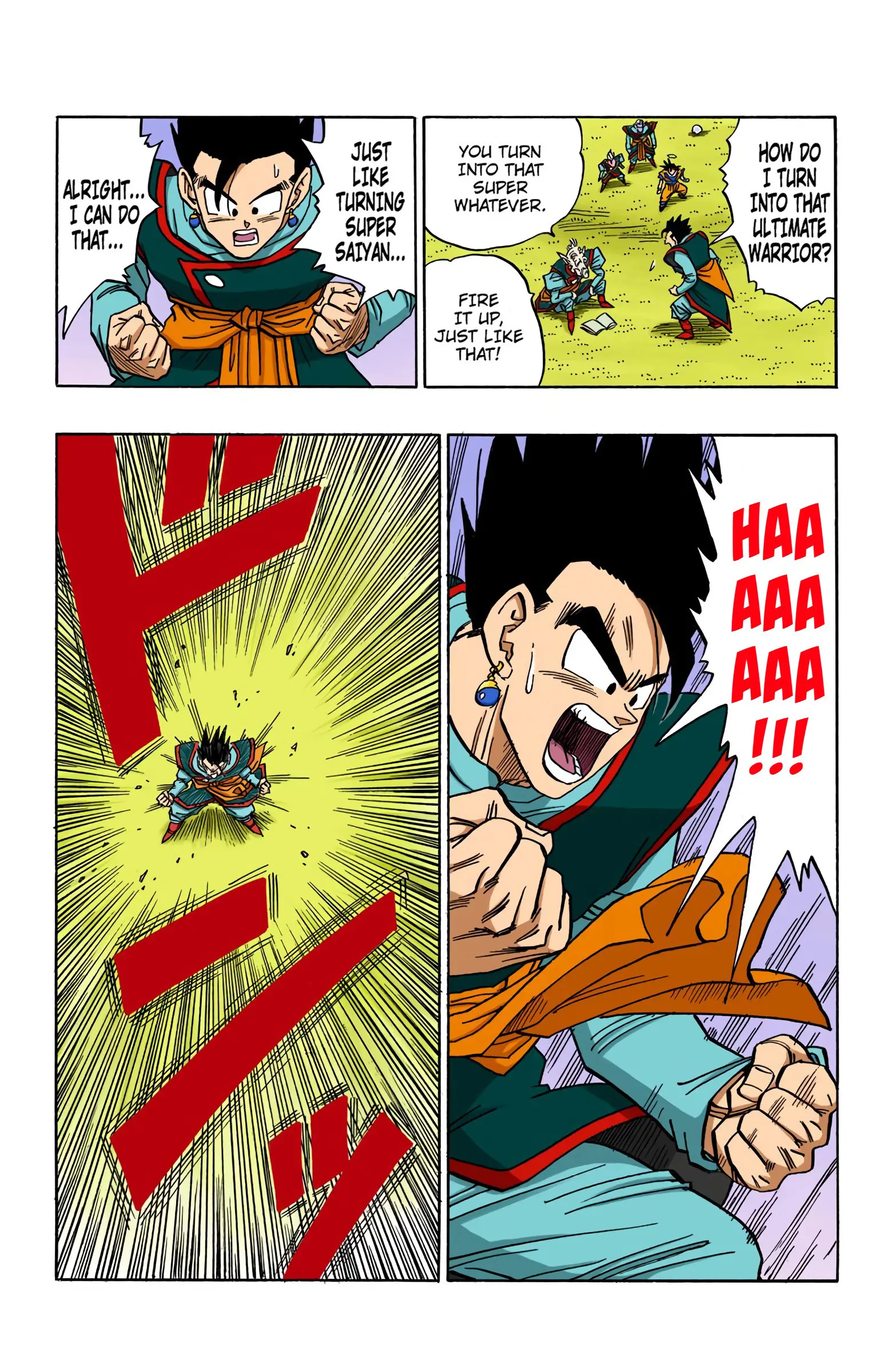 DBZ Majin Buu Saga Colored Manga, chapter 496, page 4