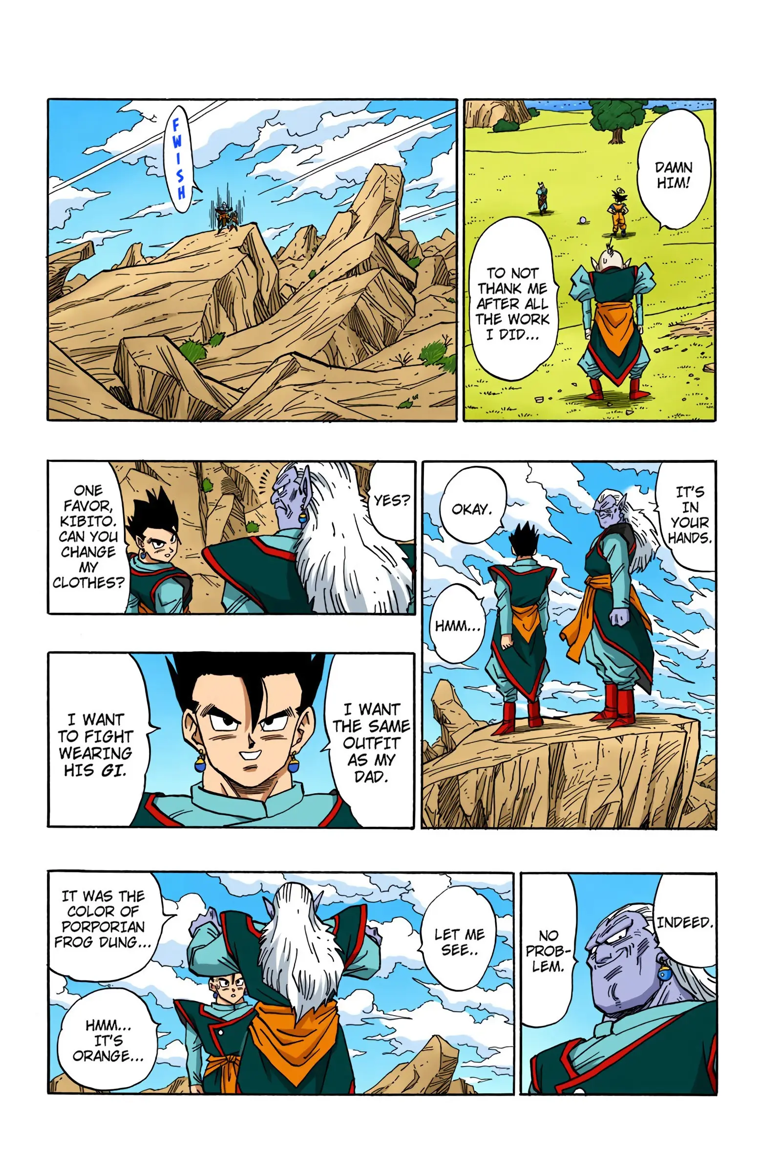DBZ Majin Buu Saga Colored Manga, chapter 496, page 9