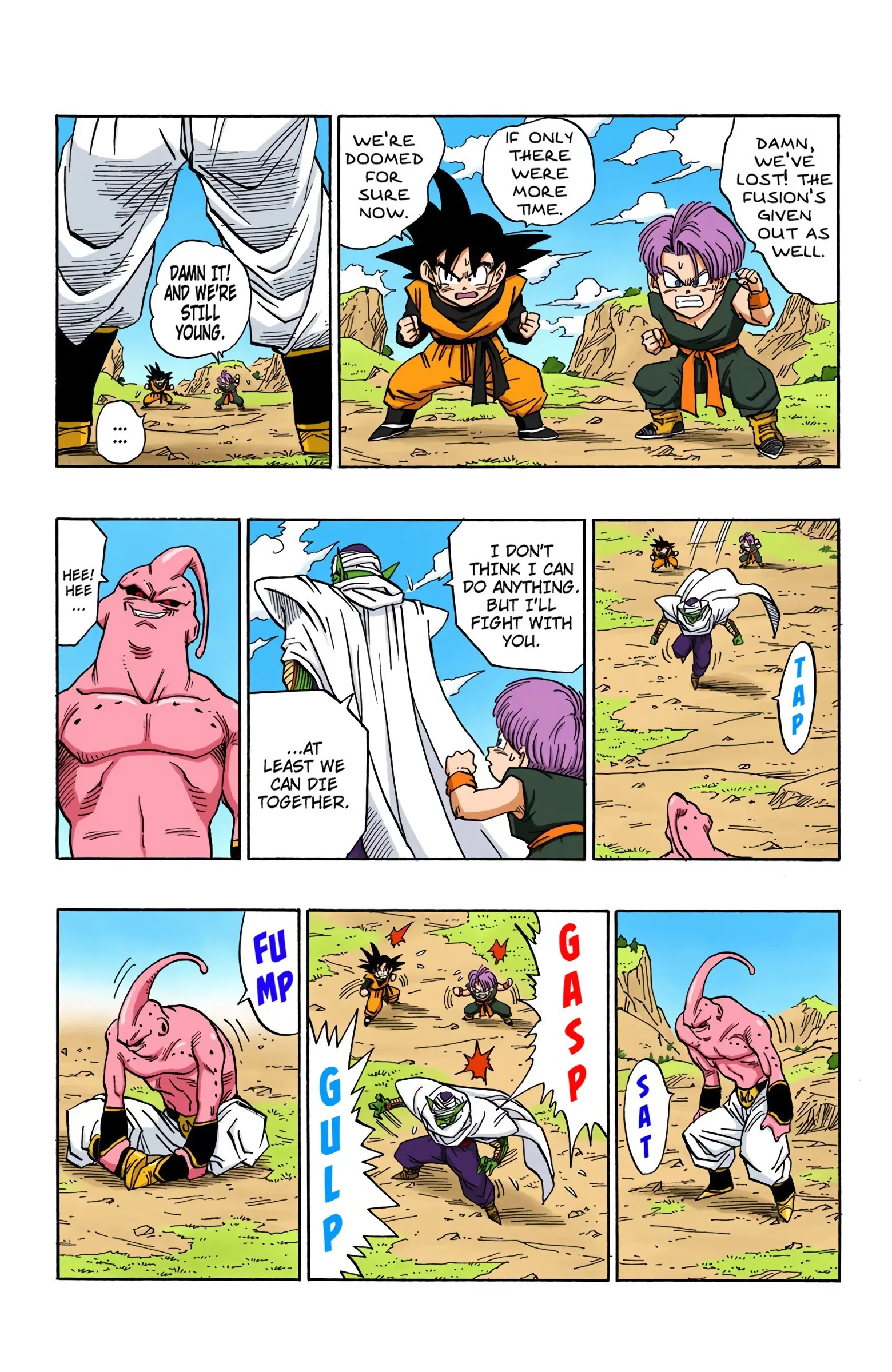 DBZ Majin Buu Saga Colored Manga, chapter 496, page 12