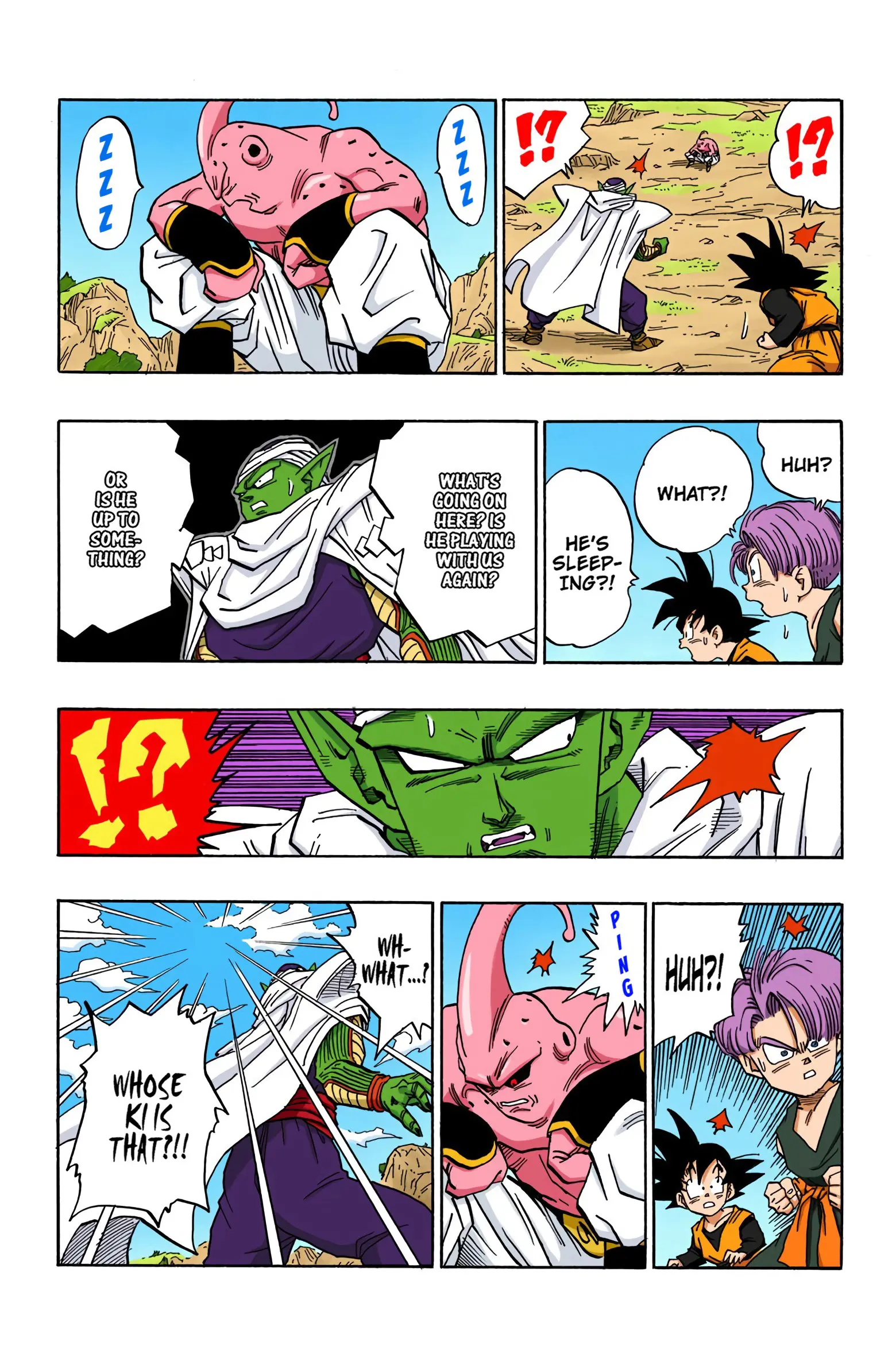 DBZ Majin Buu Saga Colored Manga, chapter 496, page 13