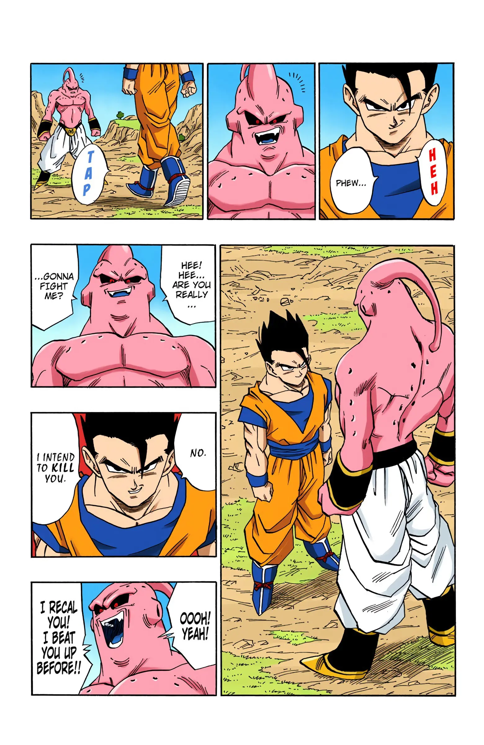 DBZ Majin Buu Saga Colored Manga, chapter 497, page 6