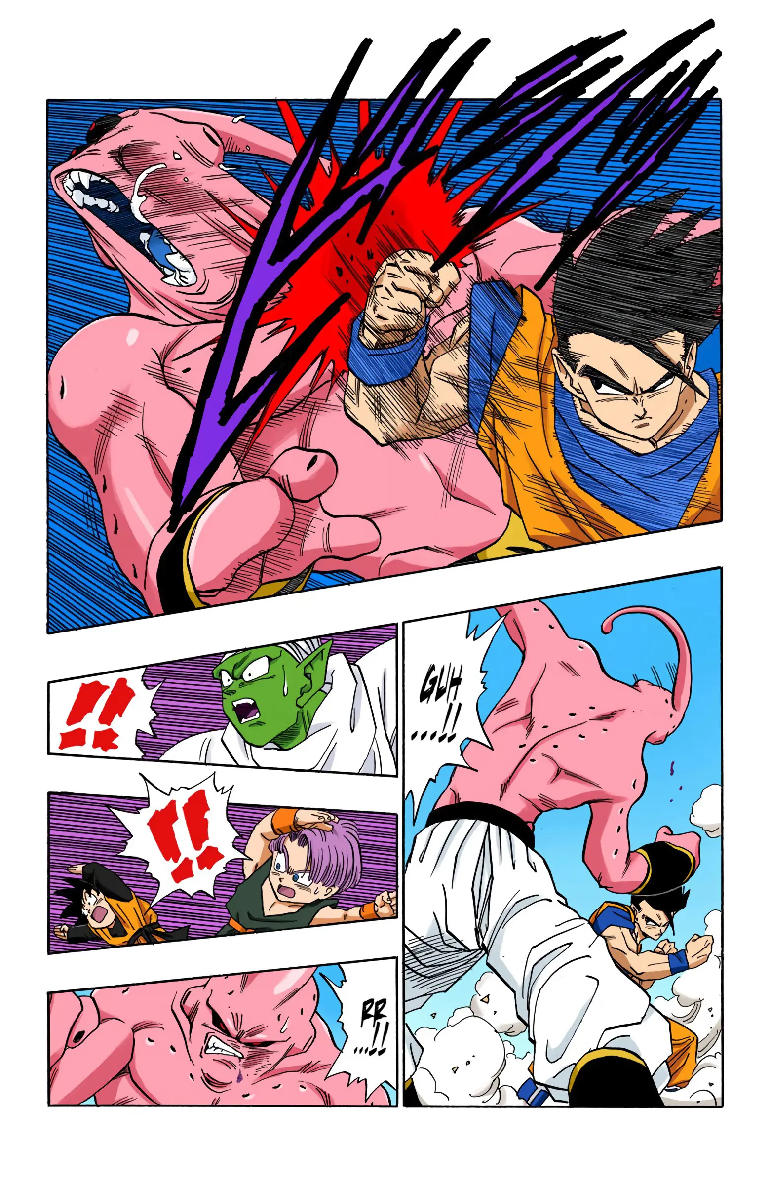 DBZ Majin Buu Saga Colored Manga, chapter 497, page 8