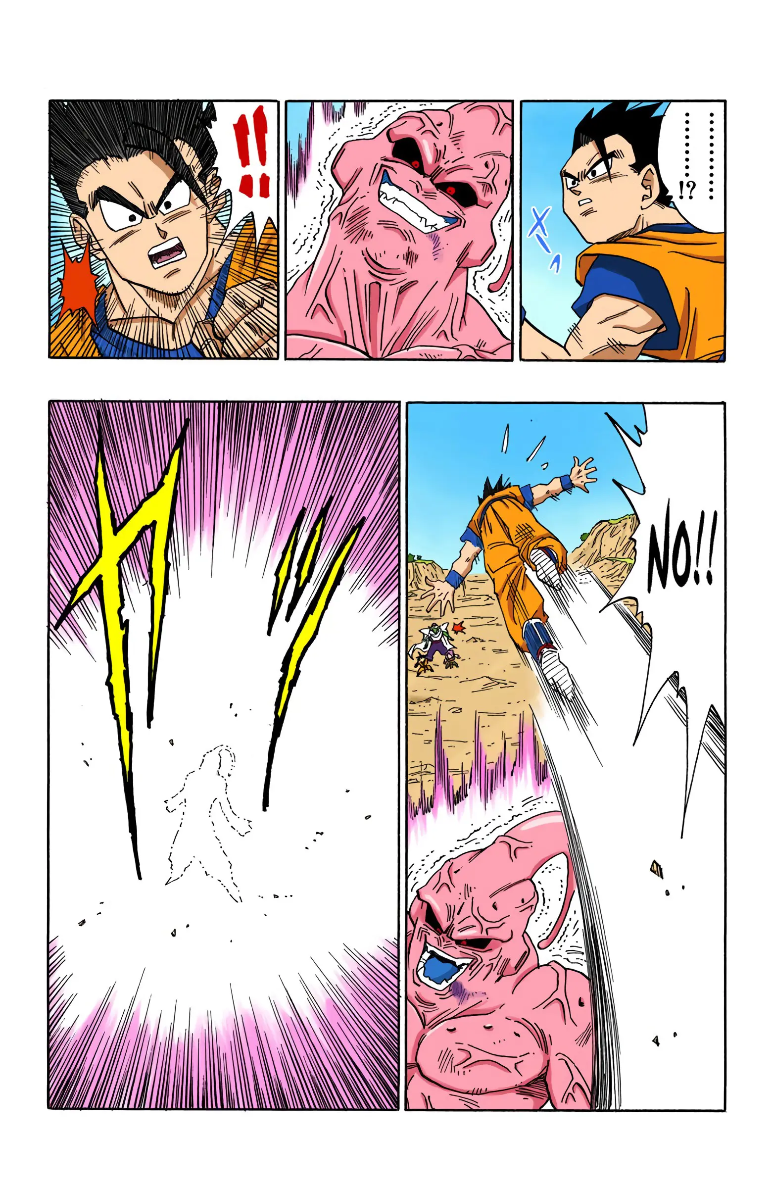 DBZ Majin Buu Saga Colored Manga, chapter 498, page 4
