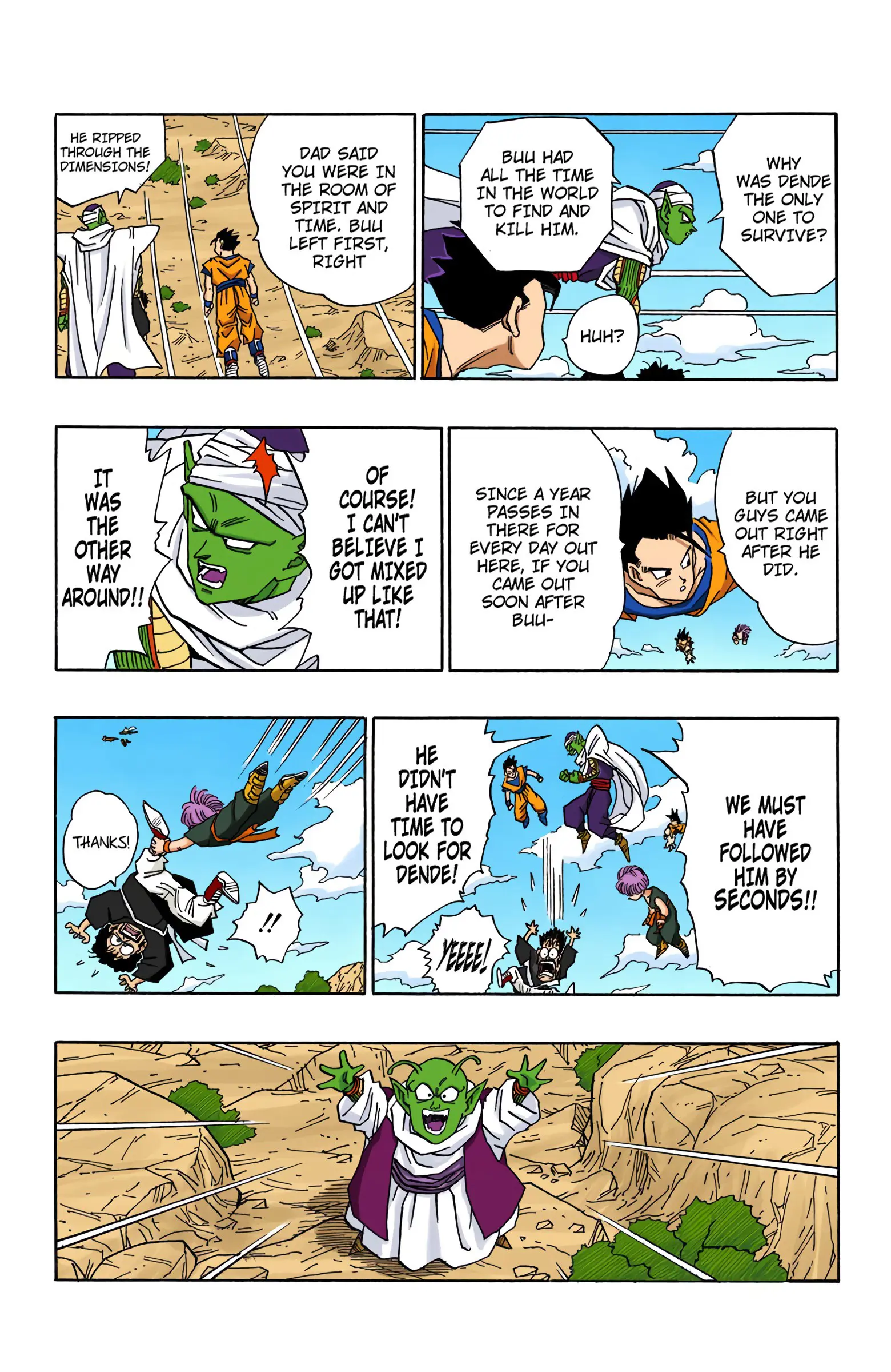 DBZ Majin Buu Saga Colored Manga, chapter 498, page 10