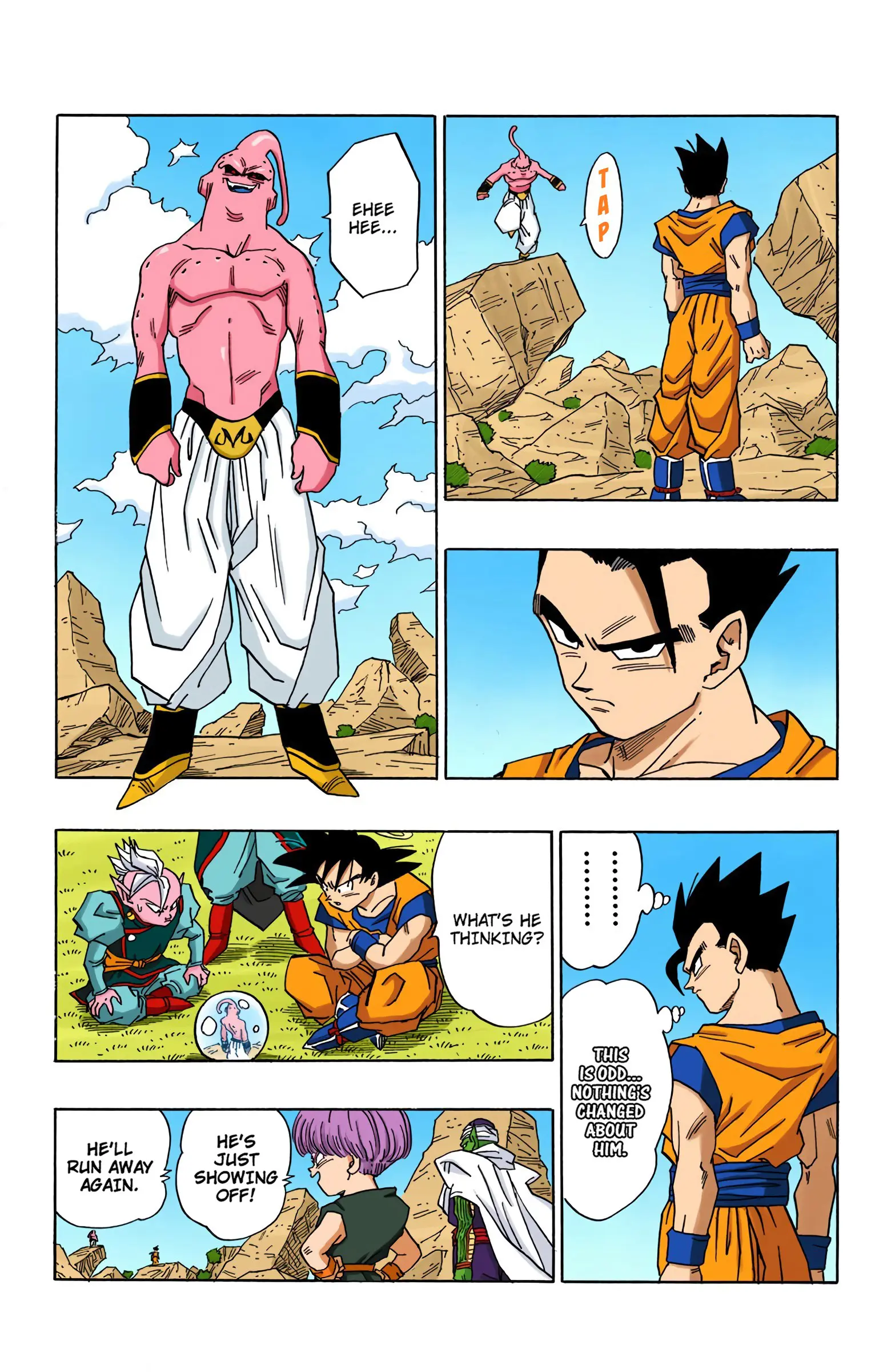 DBZ Majin Buu Saga Colored Manga, chapter 499, page 2