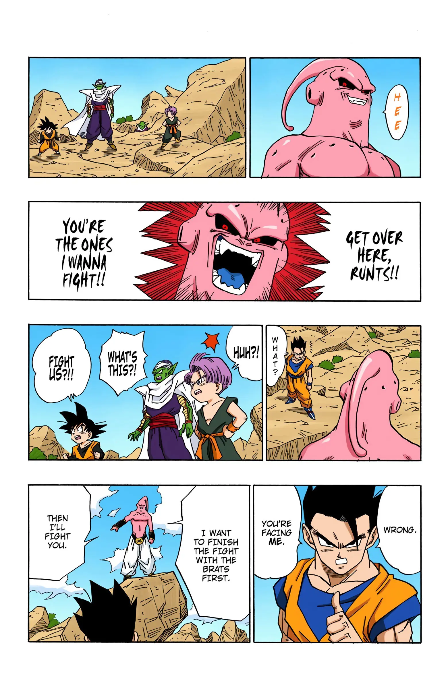 DBZ Majin Buu Saga Colored Manga, chapter 499, page 3
