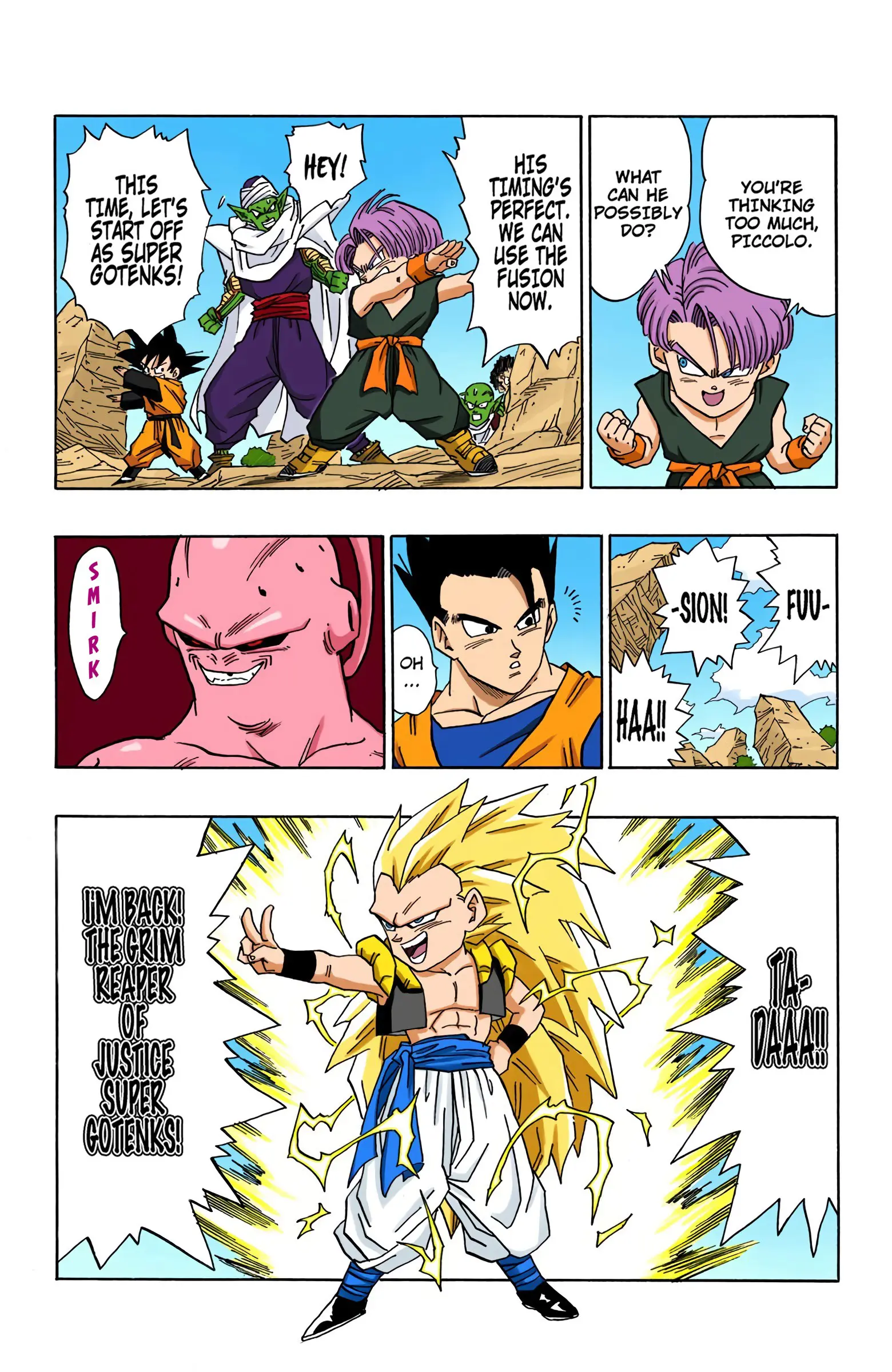 DBZ Majin Buu Saga Colored Manga, chapter 499, page 5