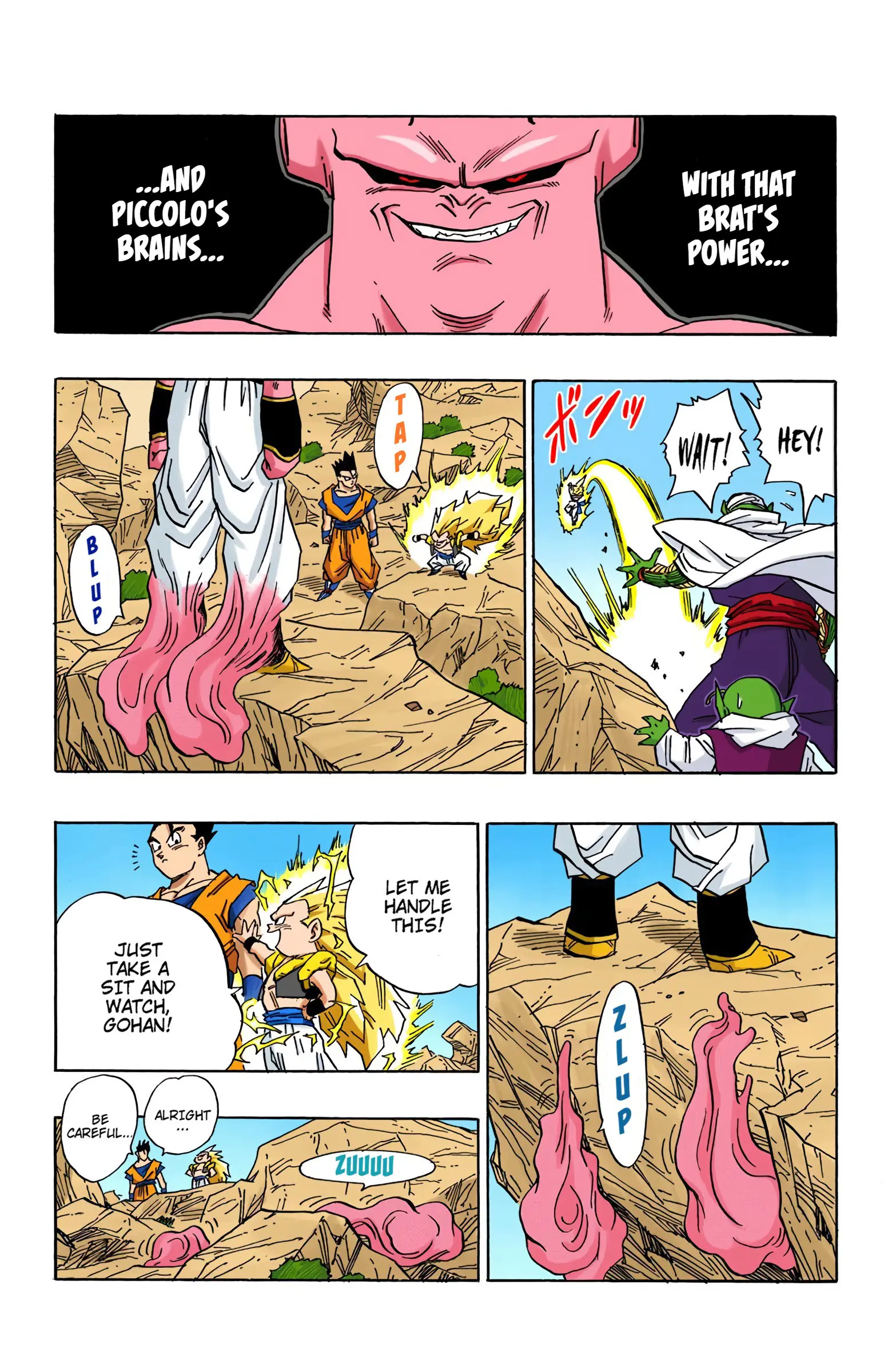 DBZ Majin Buu Saga Colored Manga, chapter 499, page 6