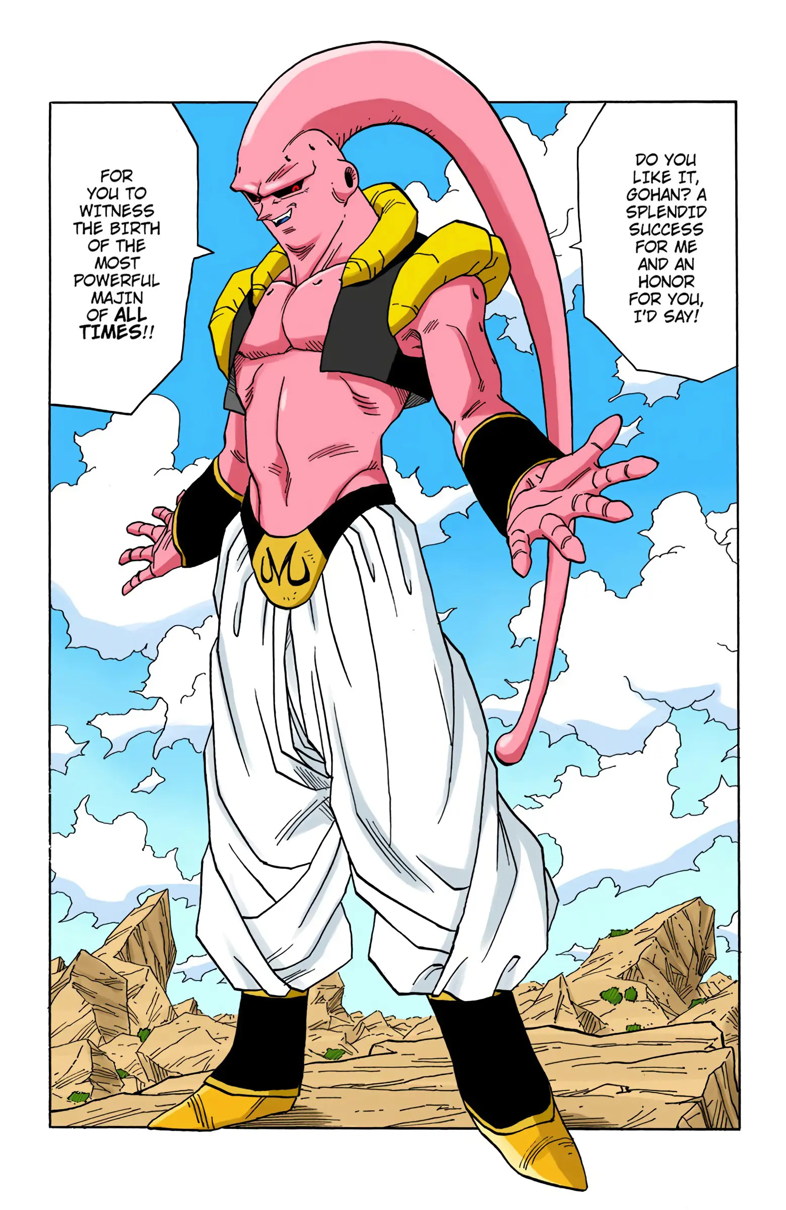 DBZ Majin Buu Saga Colored Manga, chapter 499, page 11
