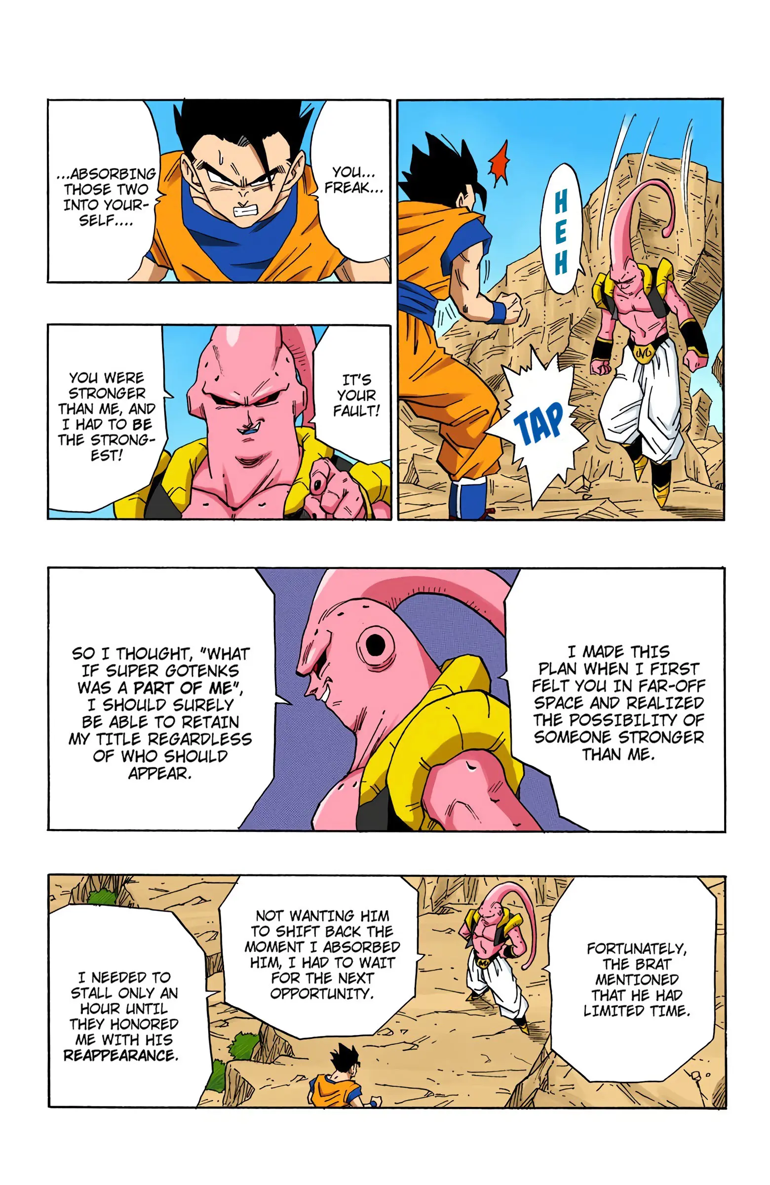DBZ Majin Buu Saga Colored Manga, chapter 499, page 12