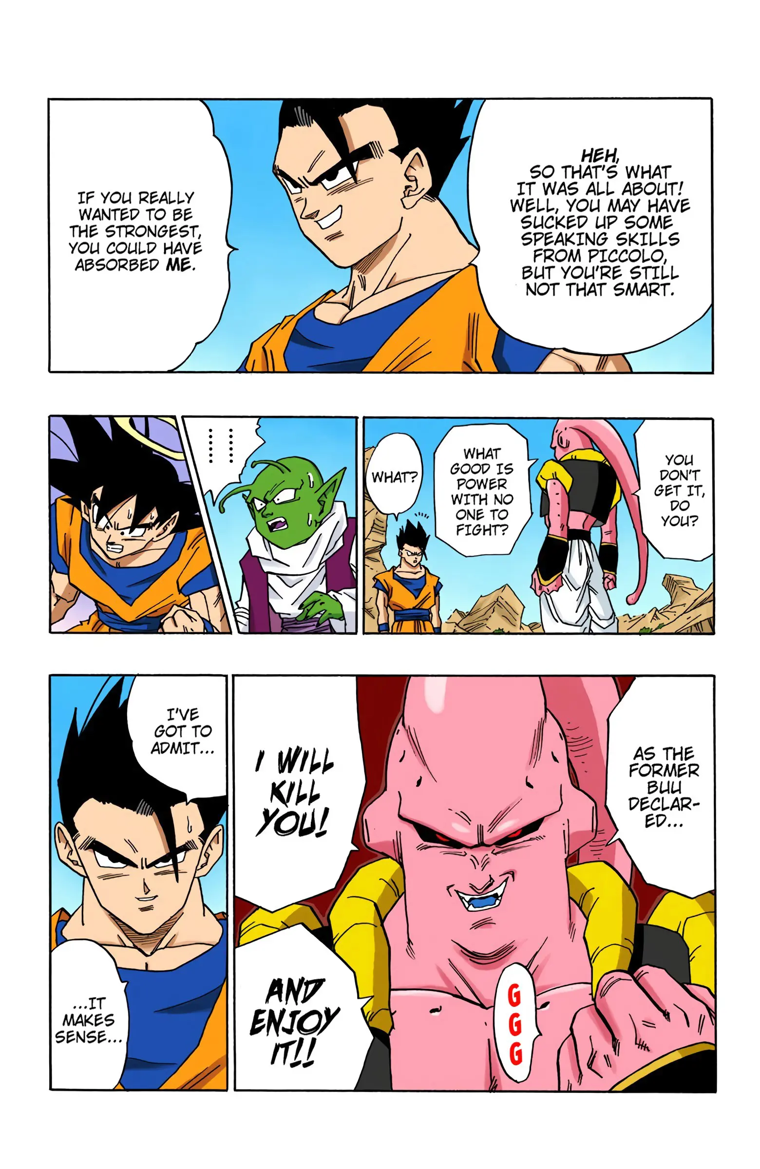 DBZ Majin Buu Saga Colored Manga, chapter 499, page 13
