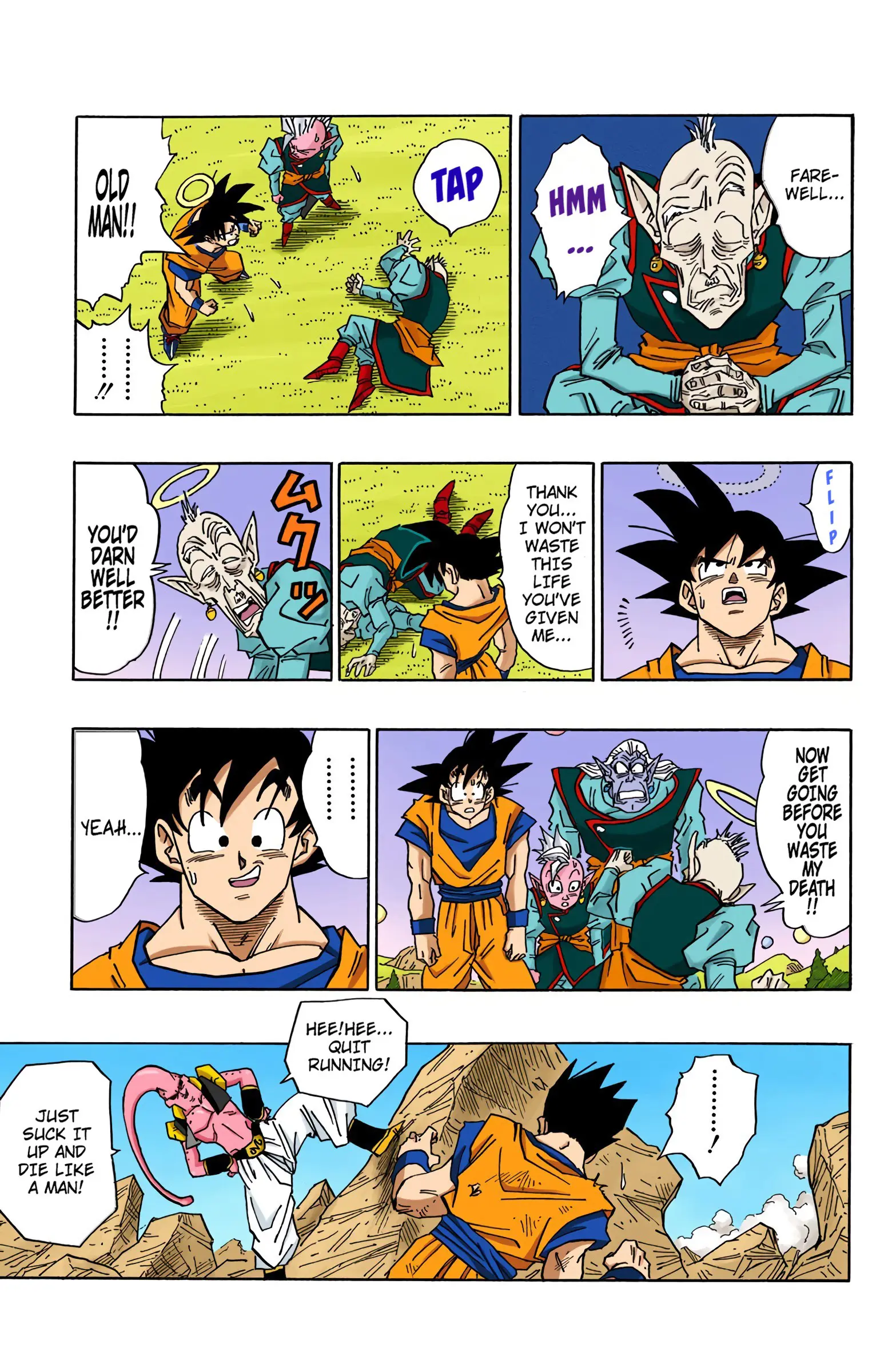 DBZ Majin Buu Saga Colored Manga, chapter 500, page 13