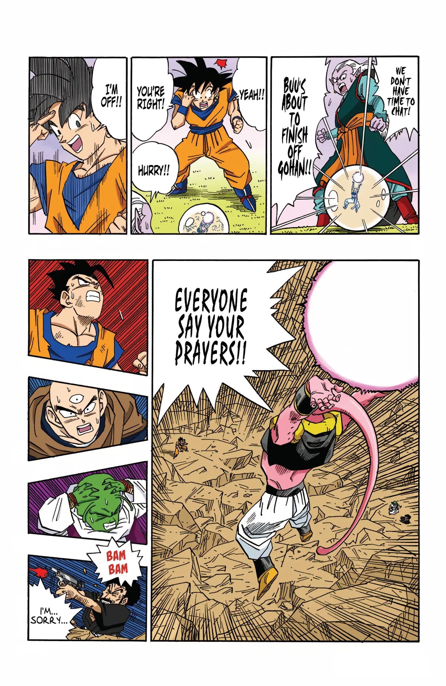 DBZ Majin Buu Saga Colored Manga, chapter 502, page 2