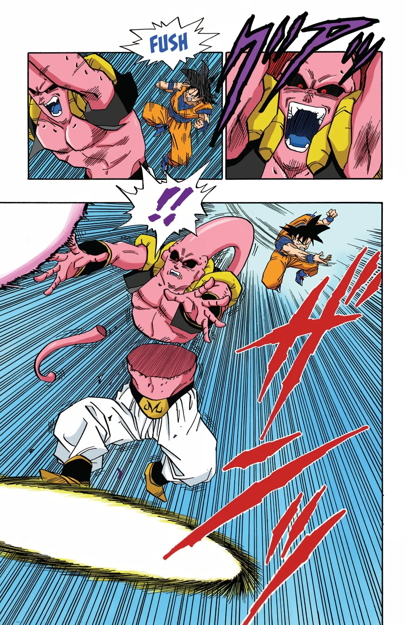 DBZ Majin Buu Saga Colored Manga, chapter 502, page 3