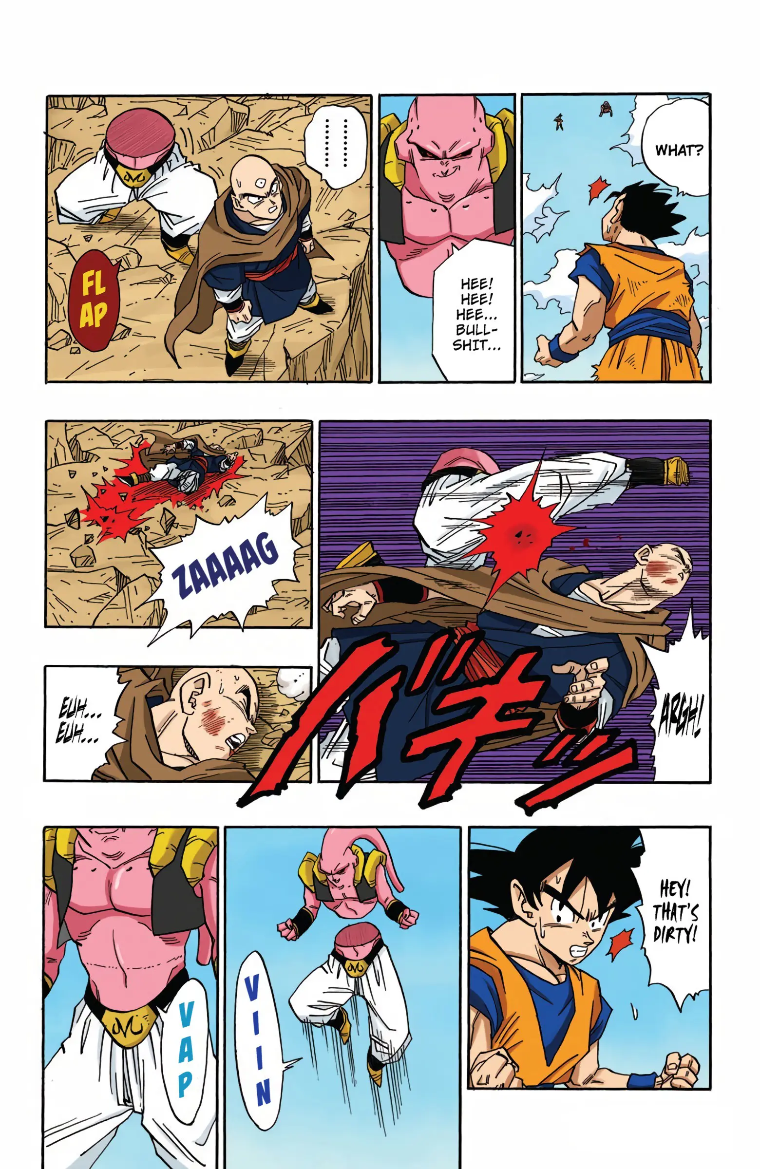 DBZ Majin Buu Saga Colored Manga, chapter 502, page 6