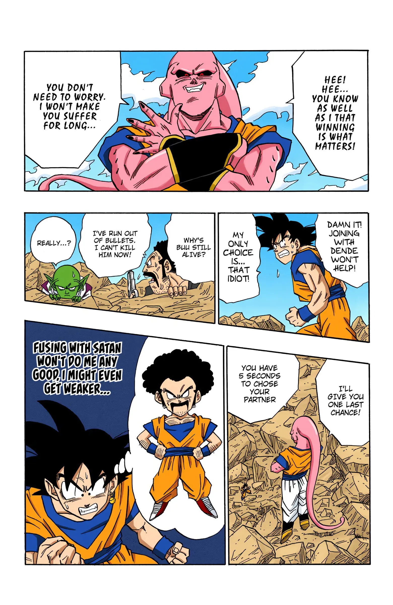 DBZ Majin Buu Saga Colored Manga, chapter 503, page 3