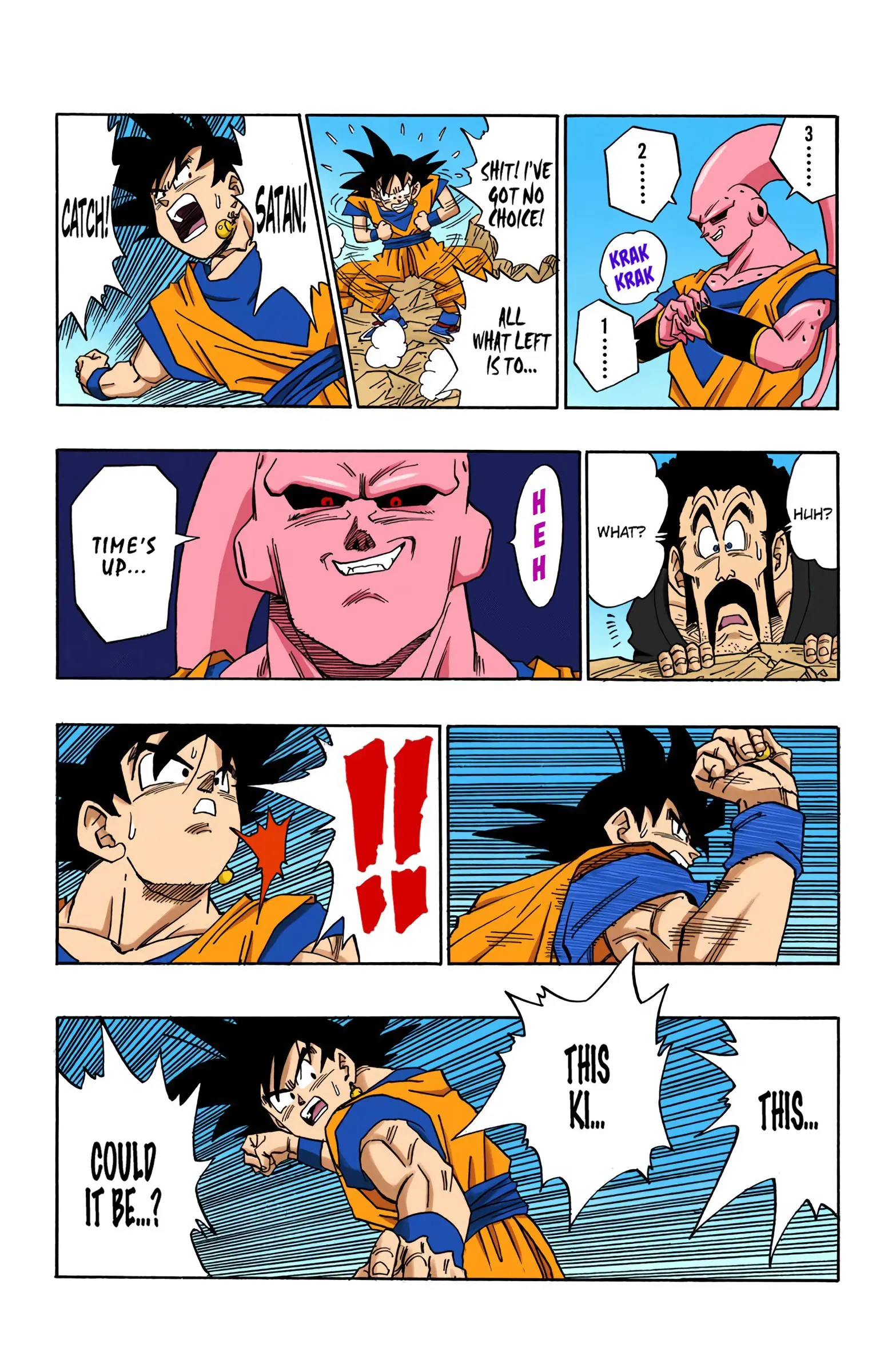 DBZ Majin Buu Saga Colored Manga, chapter 503, page 4
