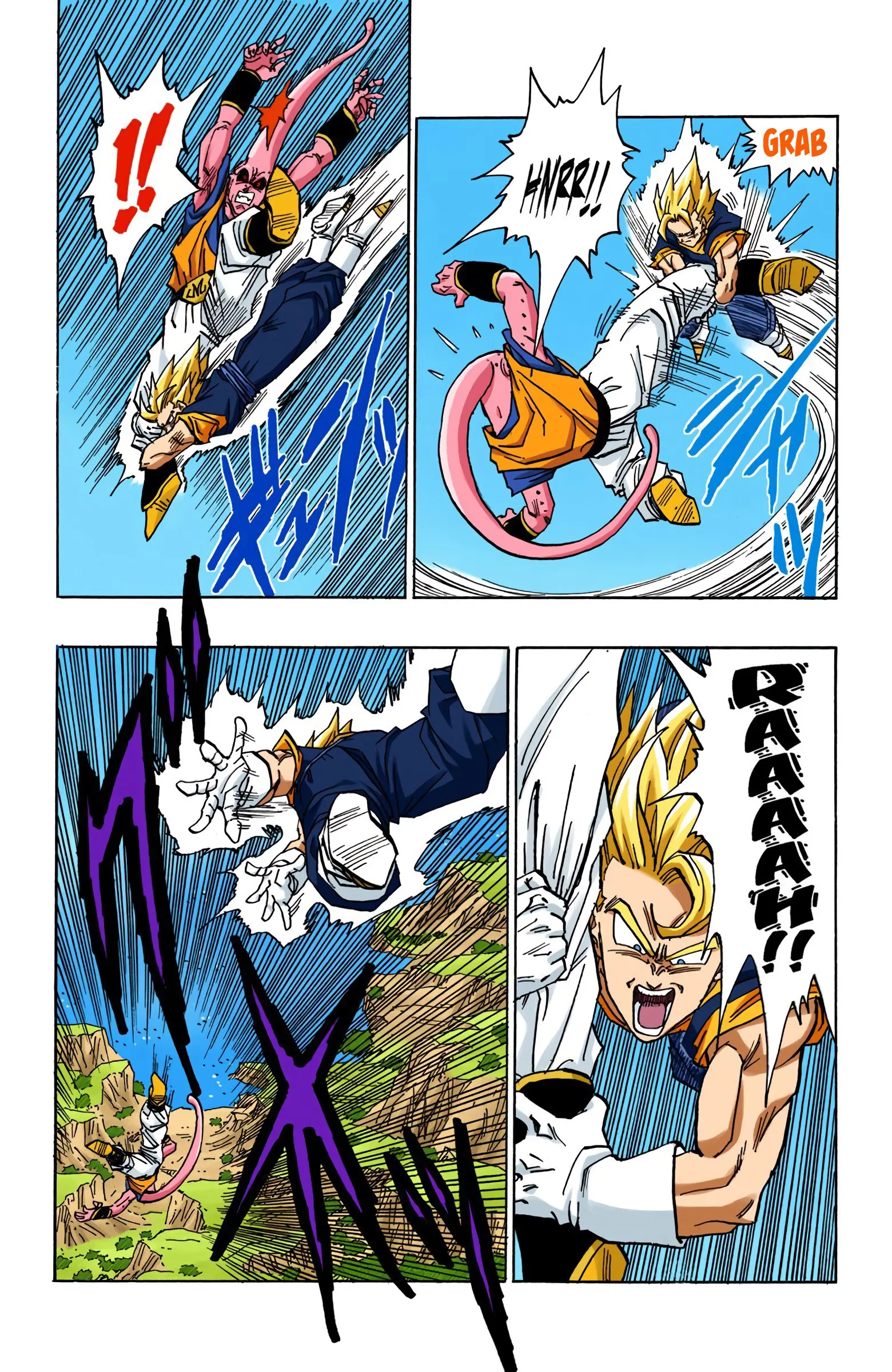 DBZ Majin Buu Saga Colored Manga, chapter 504, page 8