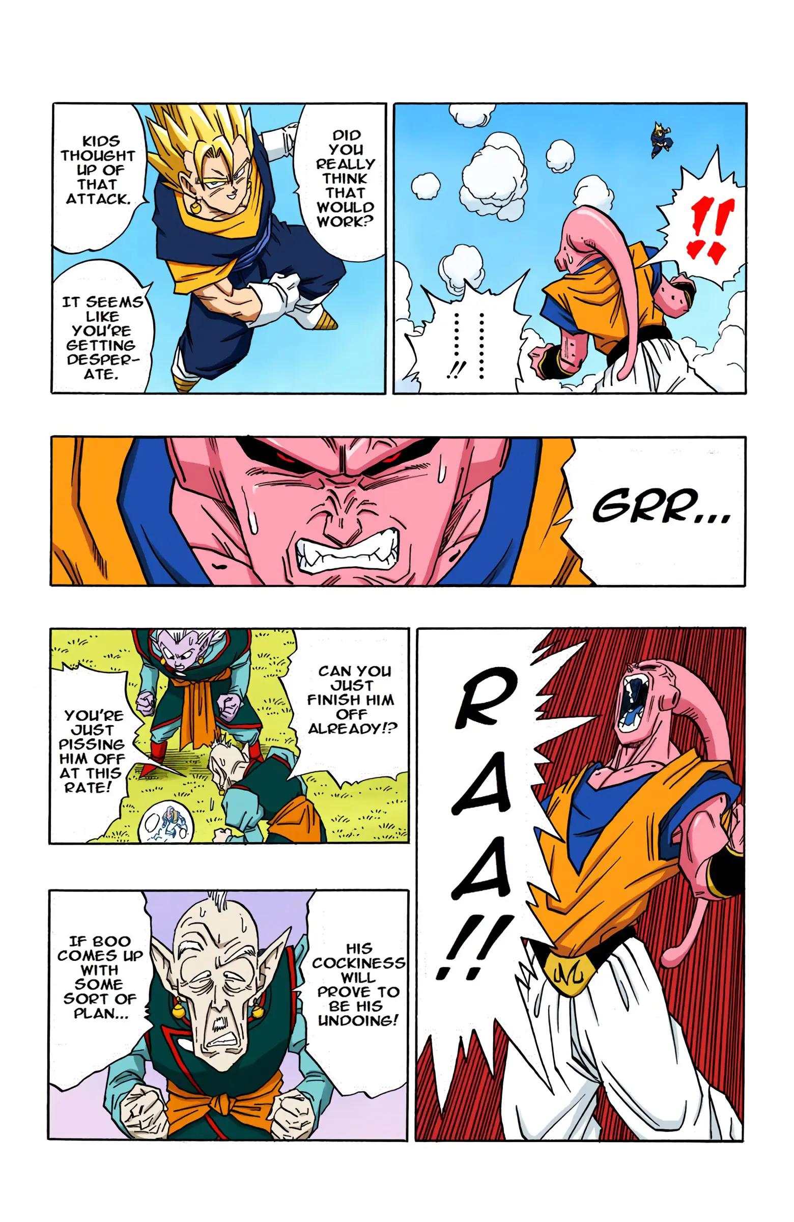 DBZ Majin Buu Saga Colored Manga, chapter 505, page 5