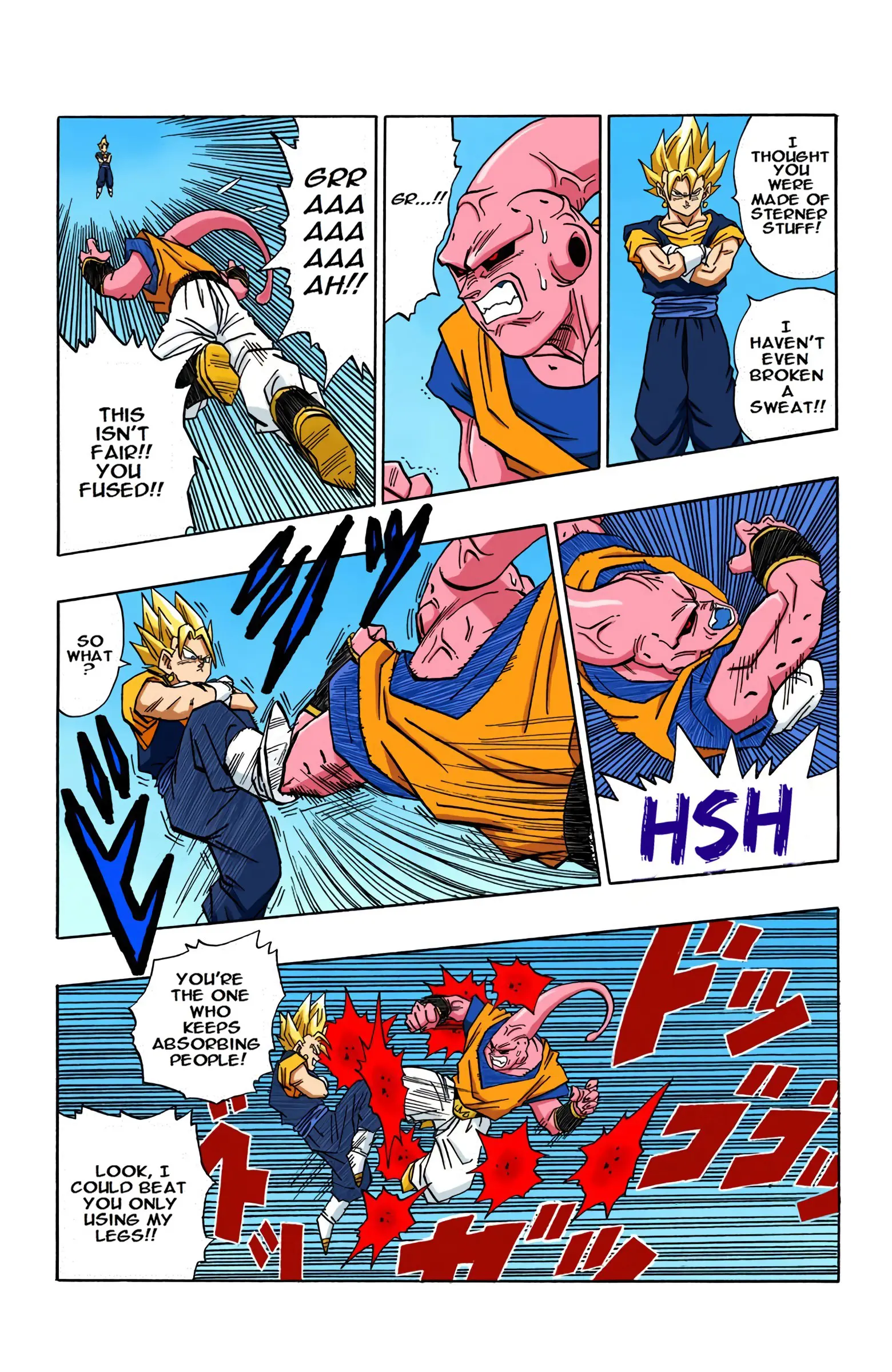 DBZ Majin Buu Saga Colored Manga, chapter 505, page 6