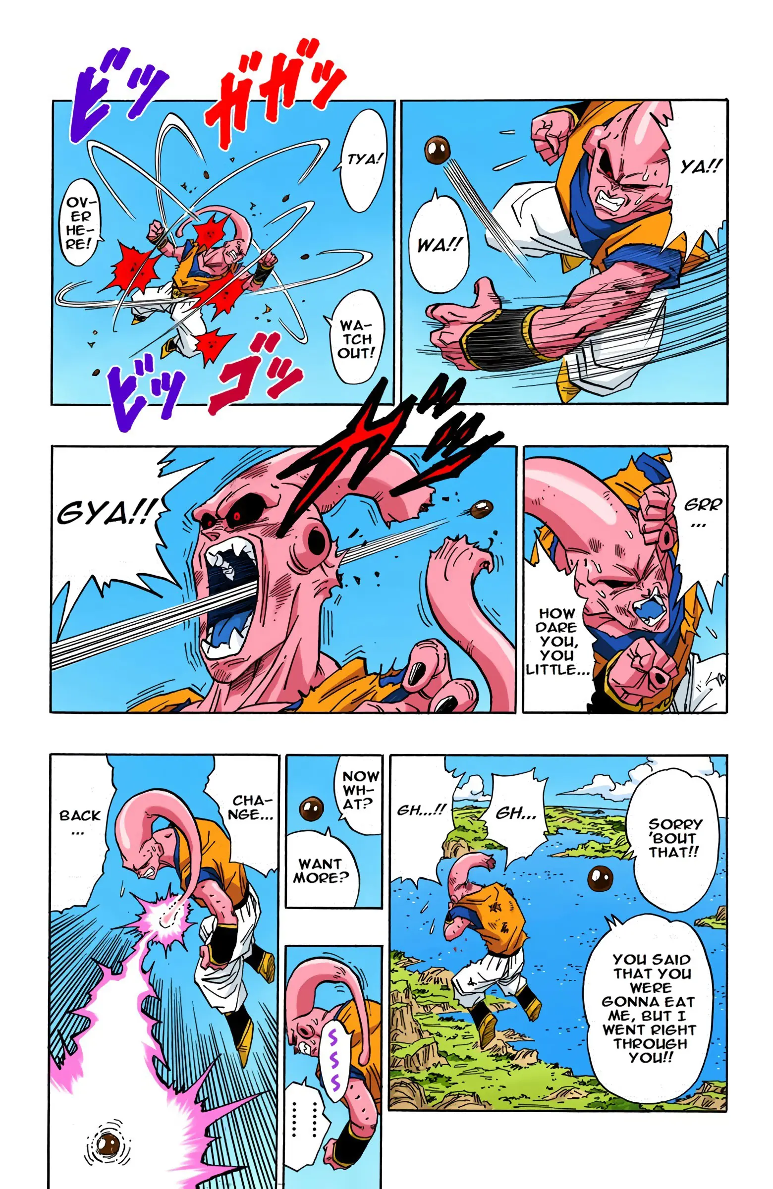 DBZ Majin Buu Saga Colored Manga, chapter 505, page 10
