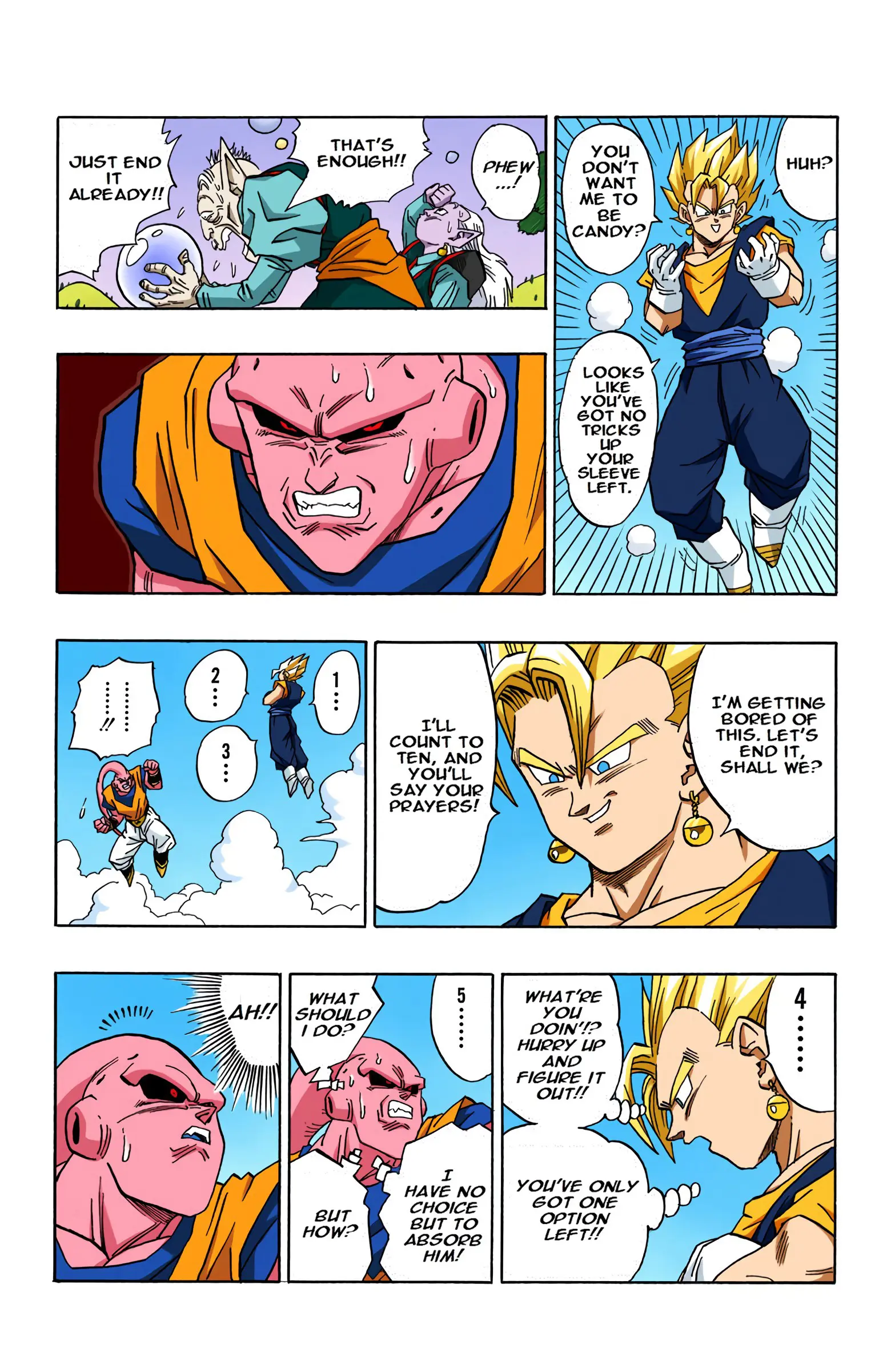 DBZ Majin Buu Saga Colored Manga, chapter 505, page 11