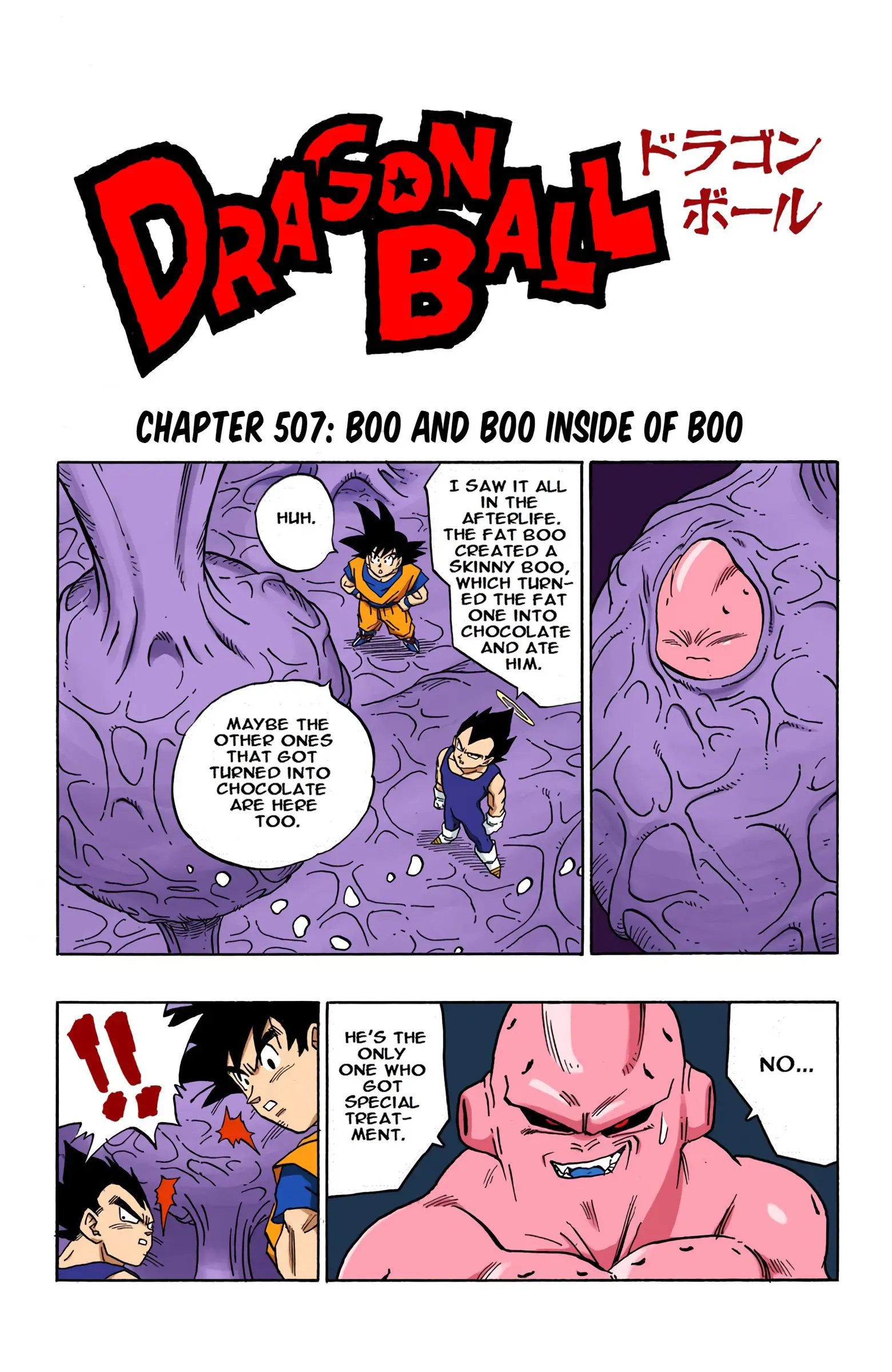 DBZ Majin Buu Saga Colored Manga, chapter 507, page 1
