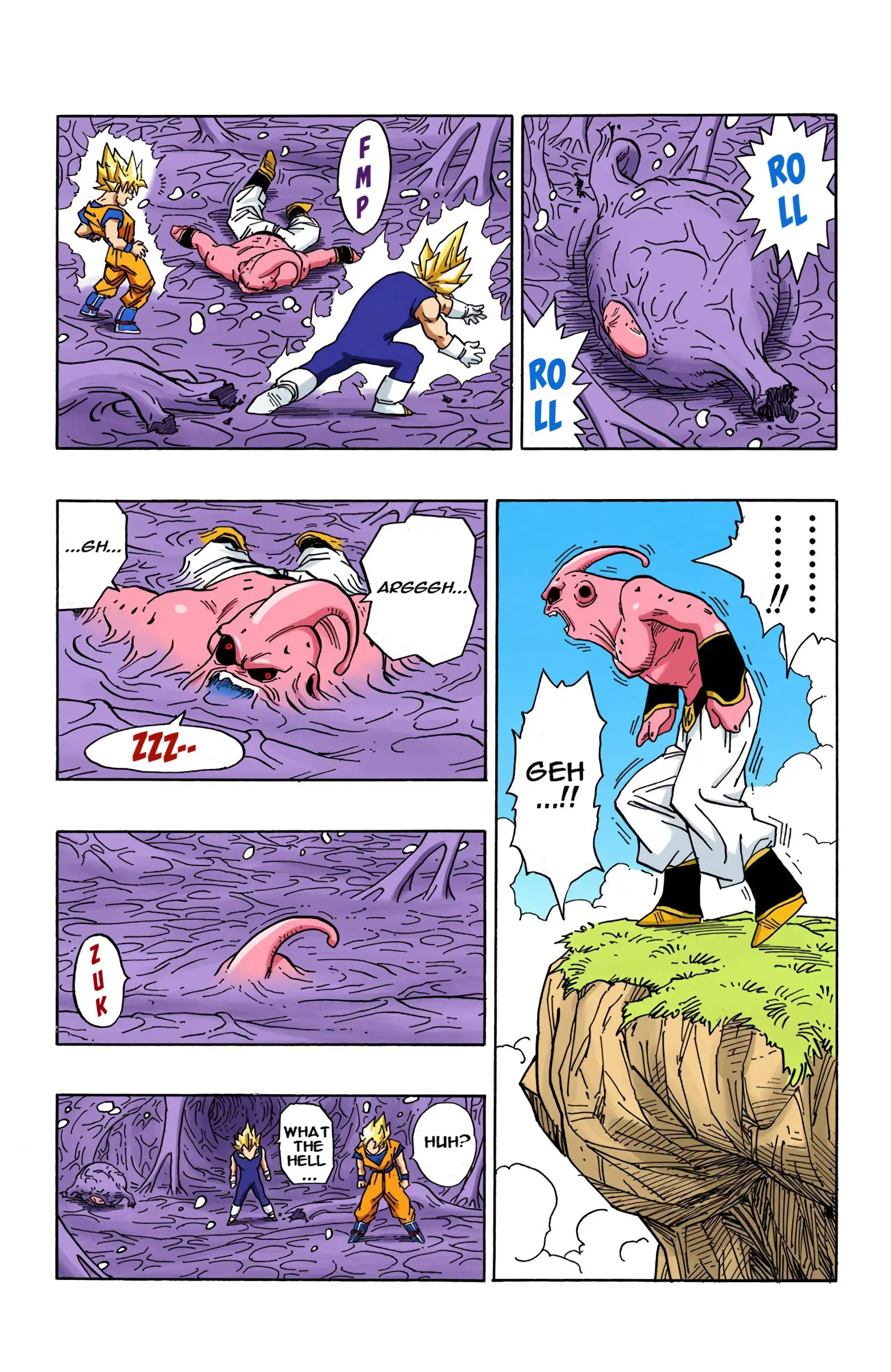 DBZ Majin Buu Saga Colored Manga, chapter 507, page 9