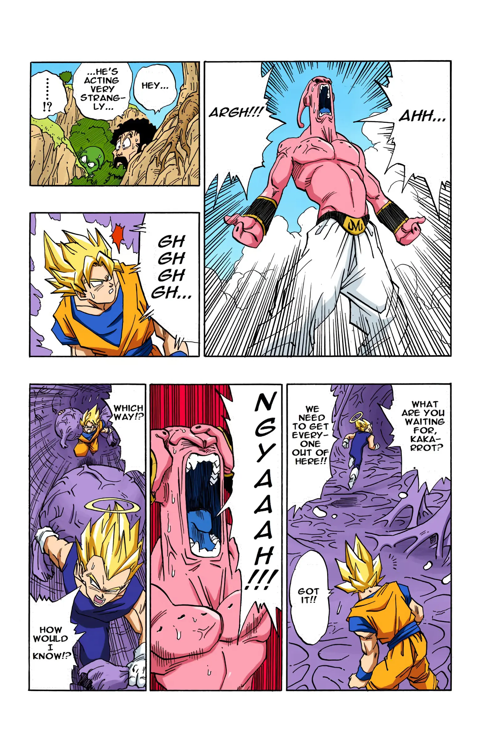 DBZ Majin Buu Saga Colored Manga, chapter 507, page 10
