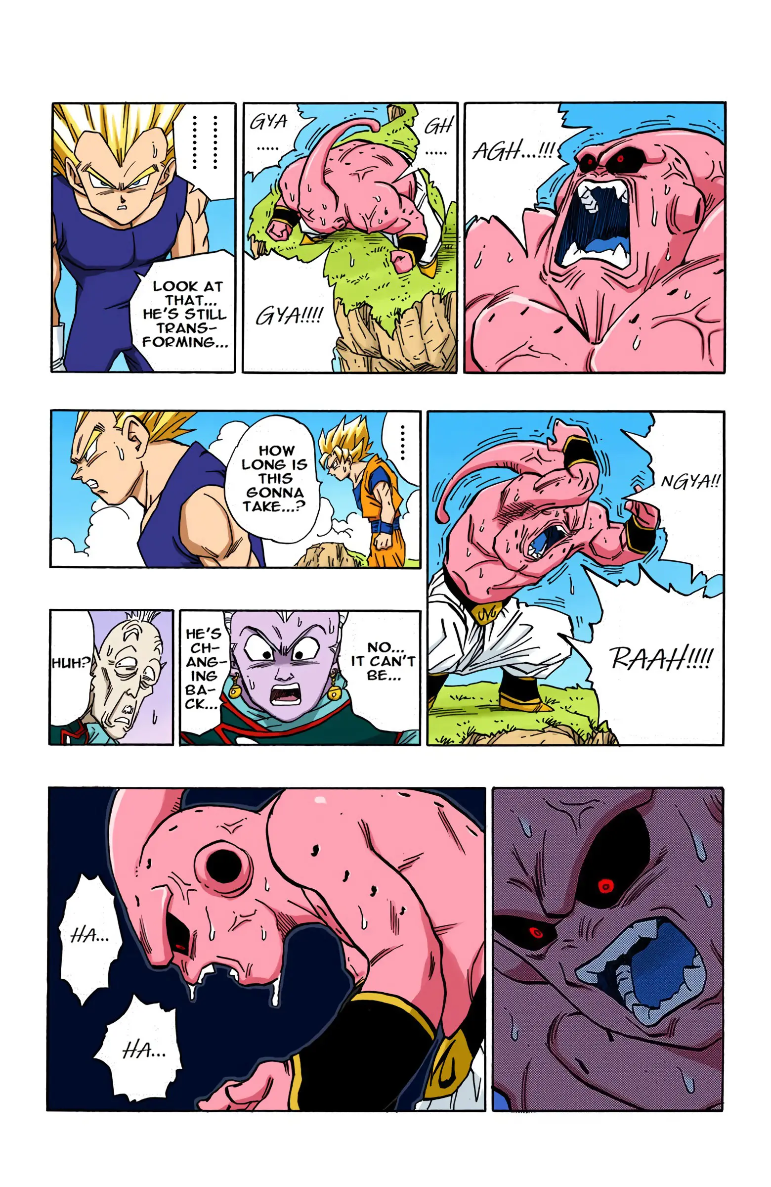 DBZ Majin Buu Saga Colored Manga, chapter 508, page 2