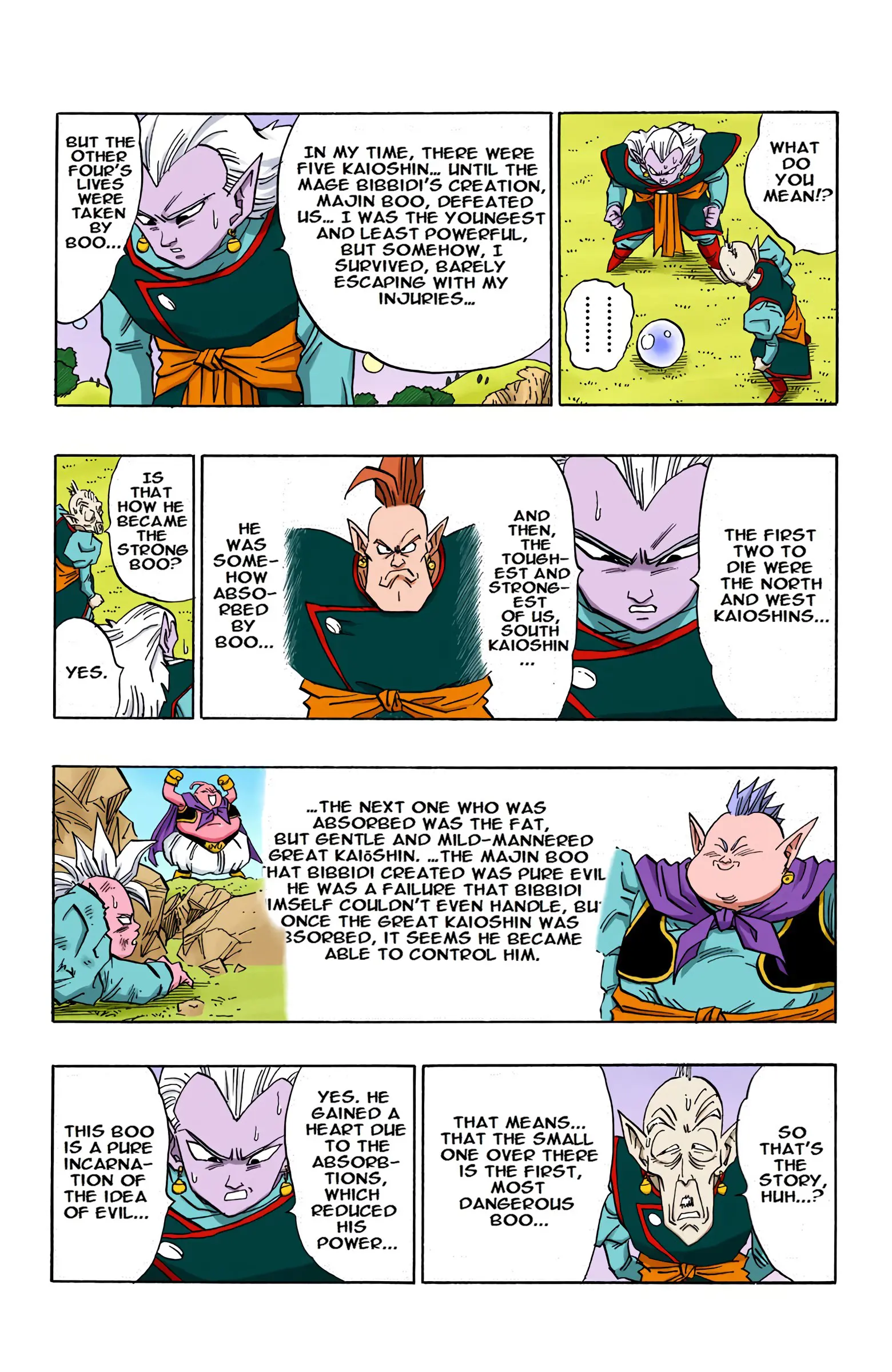 DBZ Majin Buu Saga Colored Manga, chapter 508, page 4