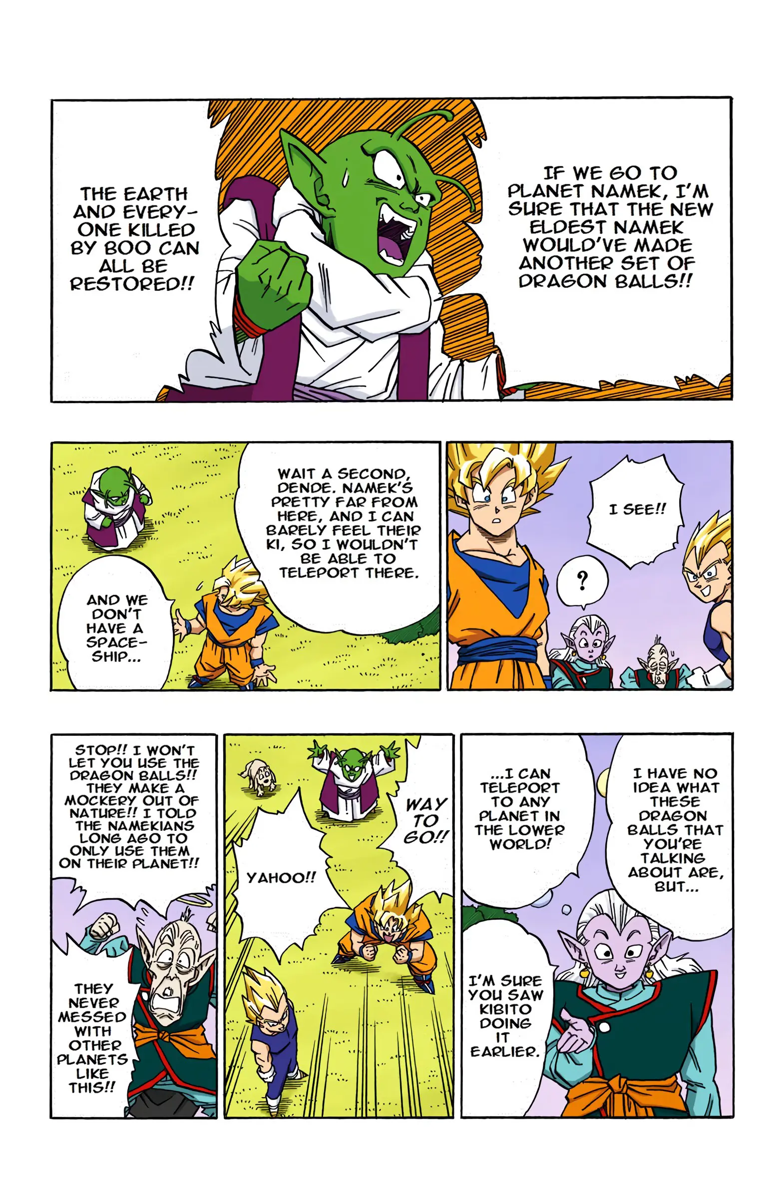 DBZ Majin Buu Saga Colored Manga, chapter 509, page 4