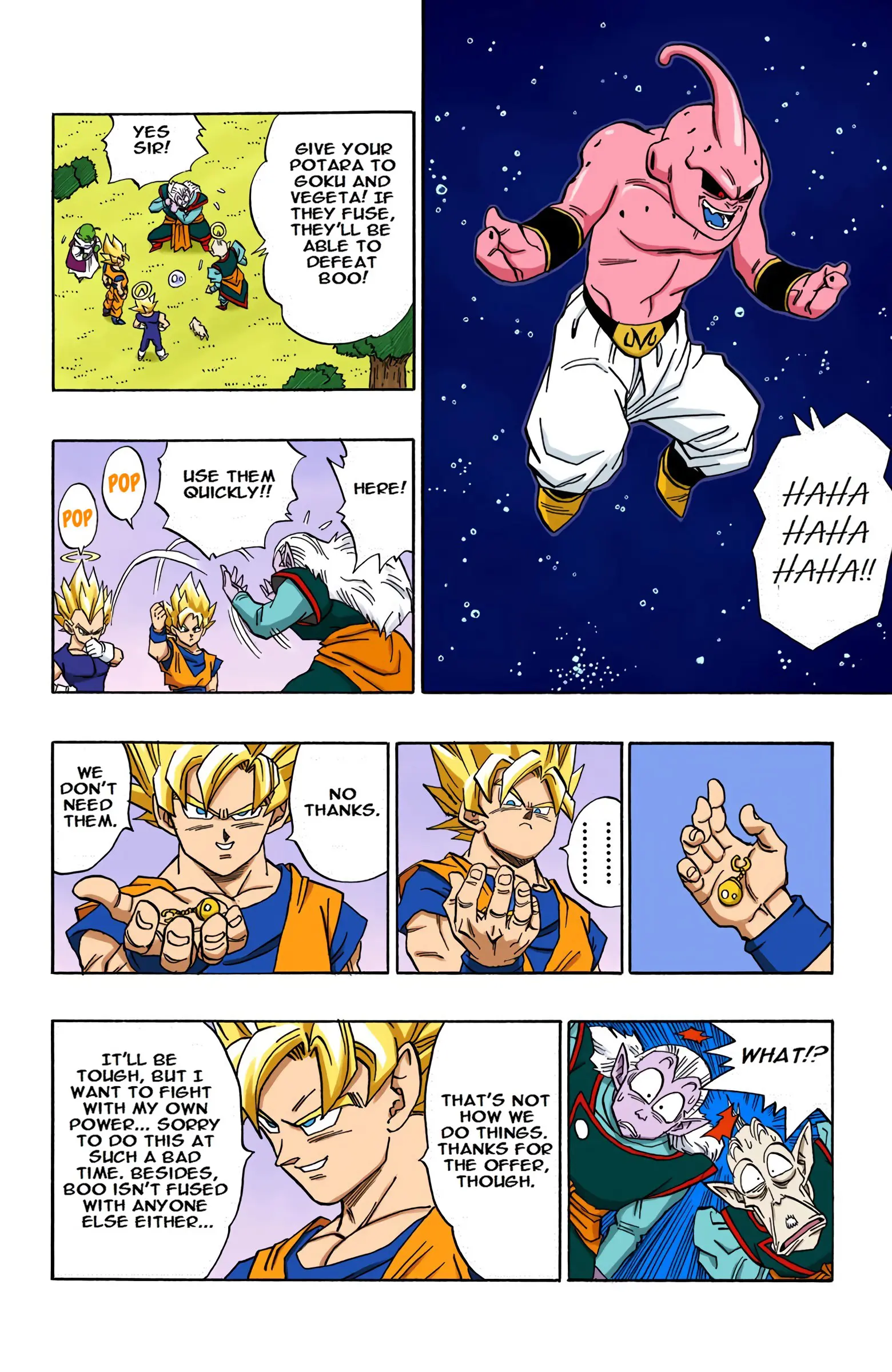 DBZ Majin Buu Saga Colored Manga, chapter 509, page 6