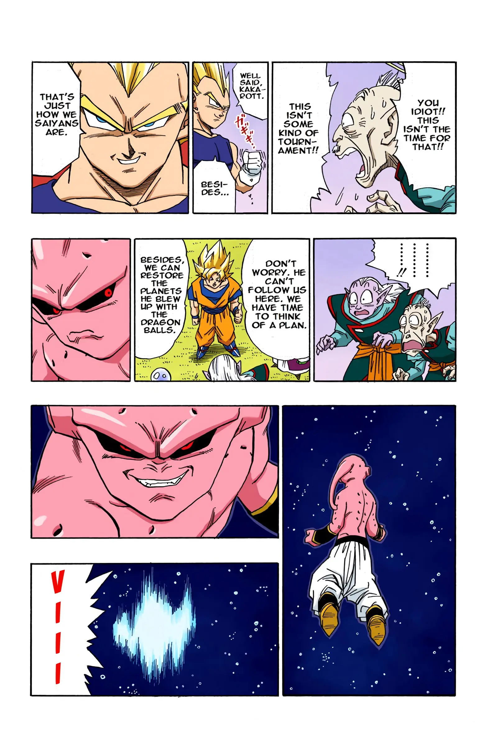 DBZ Majin Buu Saga Colored Manga, chapter 509, page 7