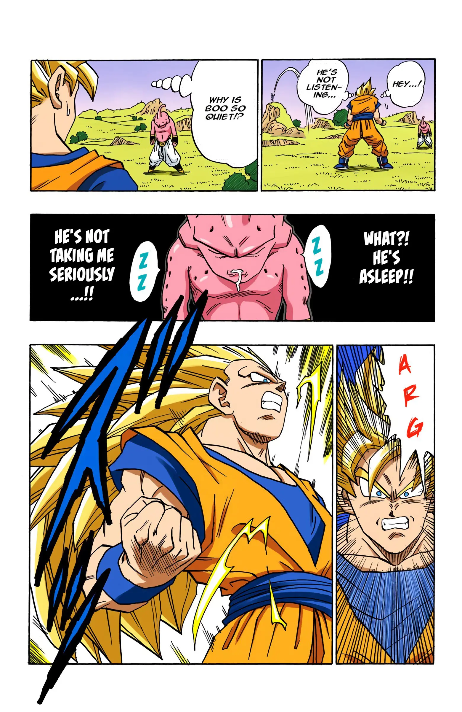 DBZ Majin Buu Saga Colored Manga, chapter 509, page 12