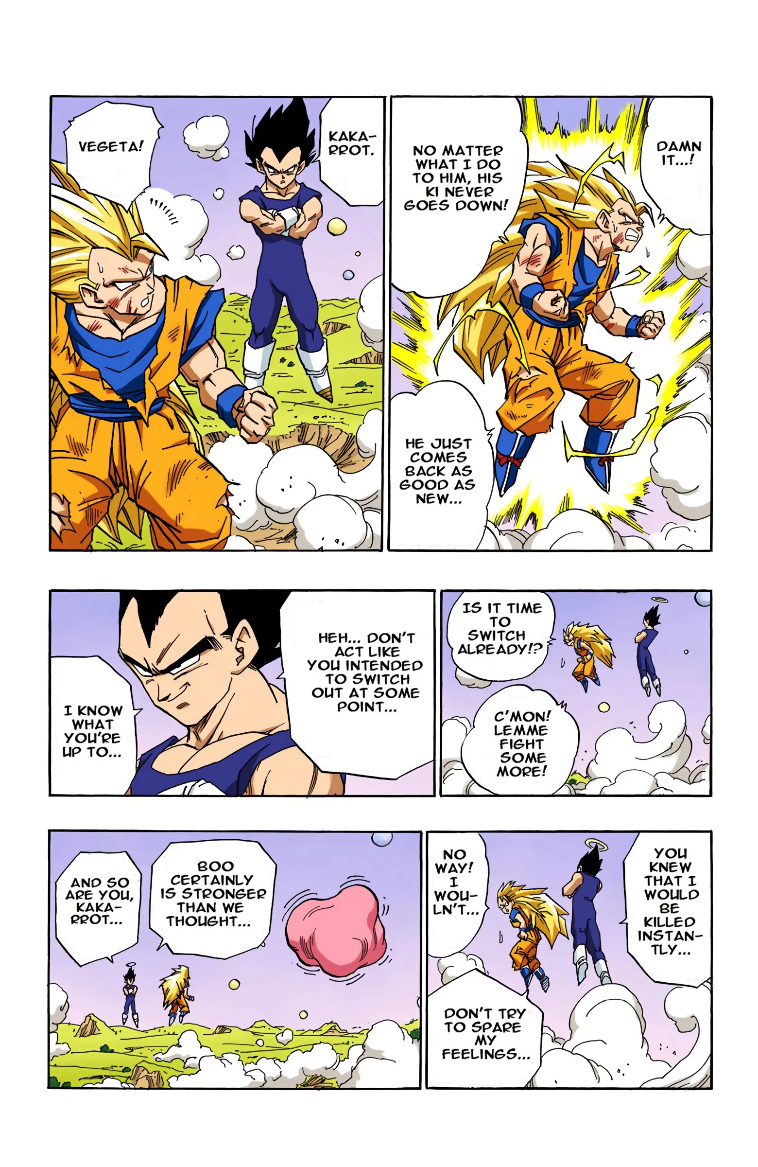 DBZ Majin Buu Saga Colored Manga, chapter 510, page 12