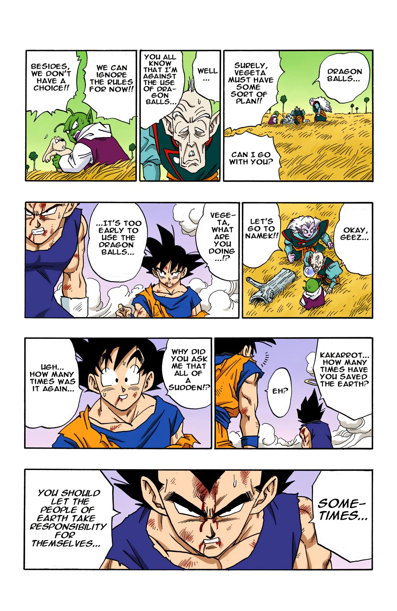 DBZ Majin Buu Saga Colored Manga, chapter 513, page 7