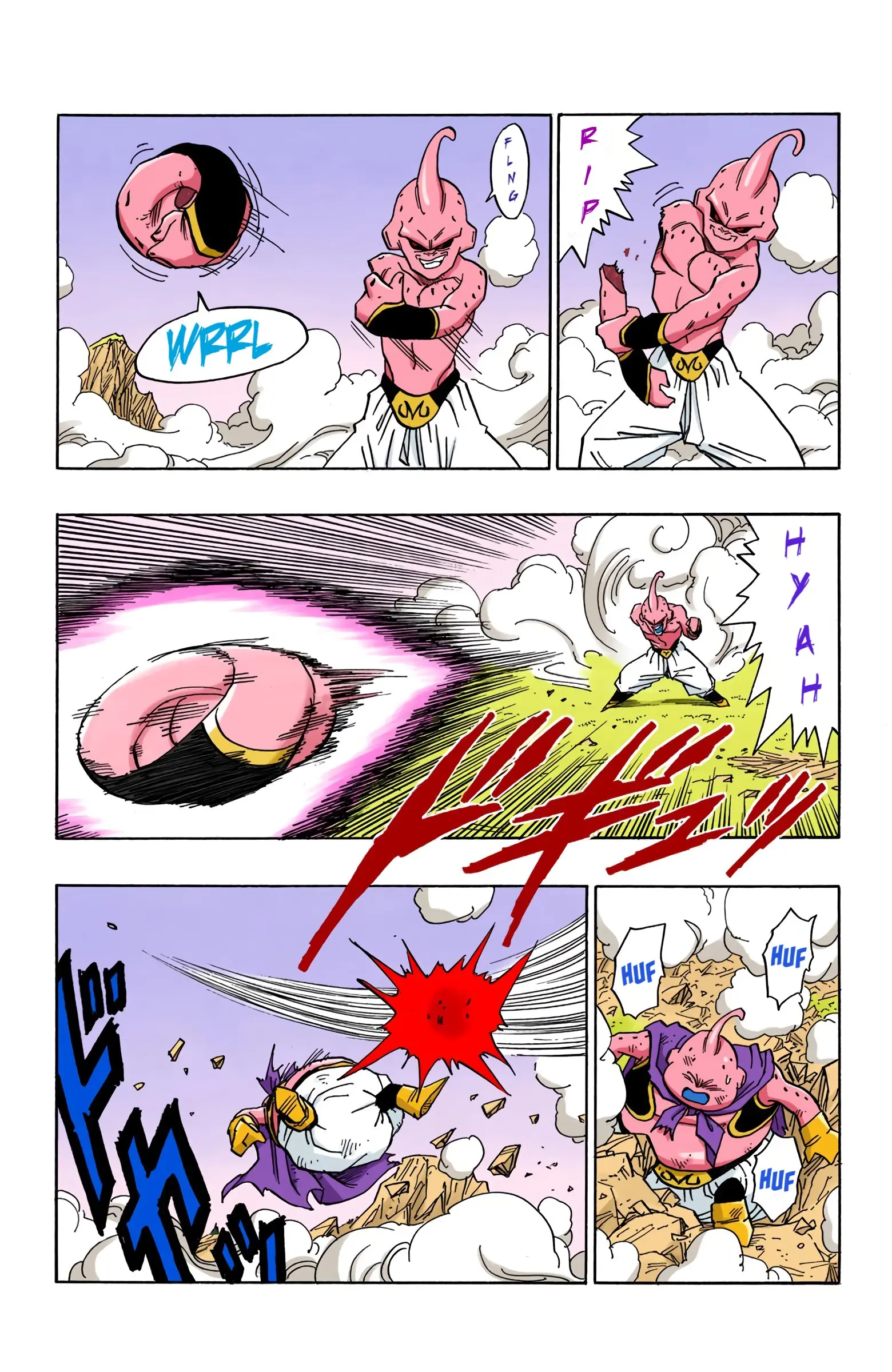 DBZ Majin Buu Saga Colored Manga, chapter 514, page 4