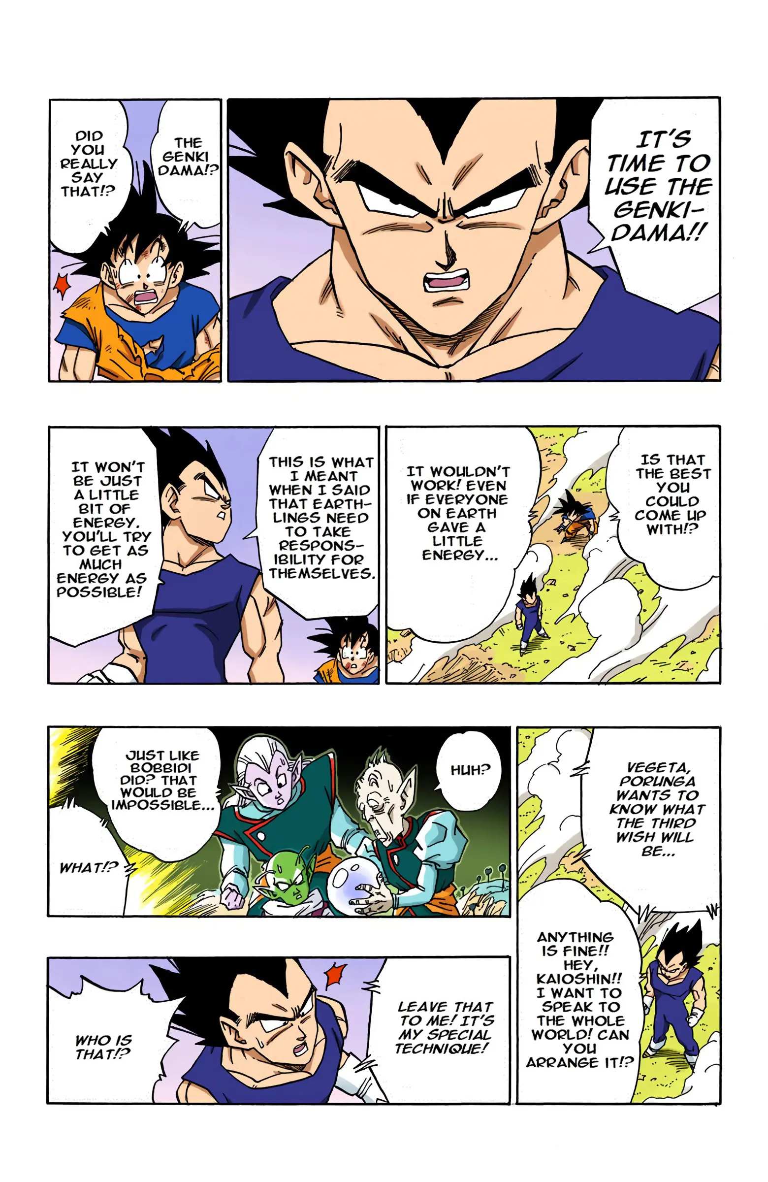 DBZ Majin Buu Saga Colored Manga, chapter 514, page 8