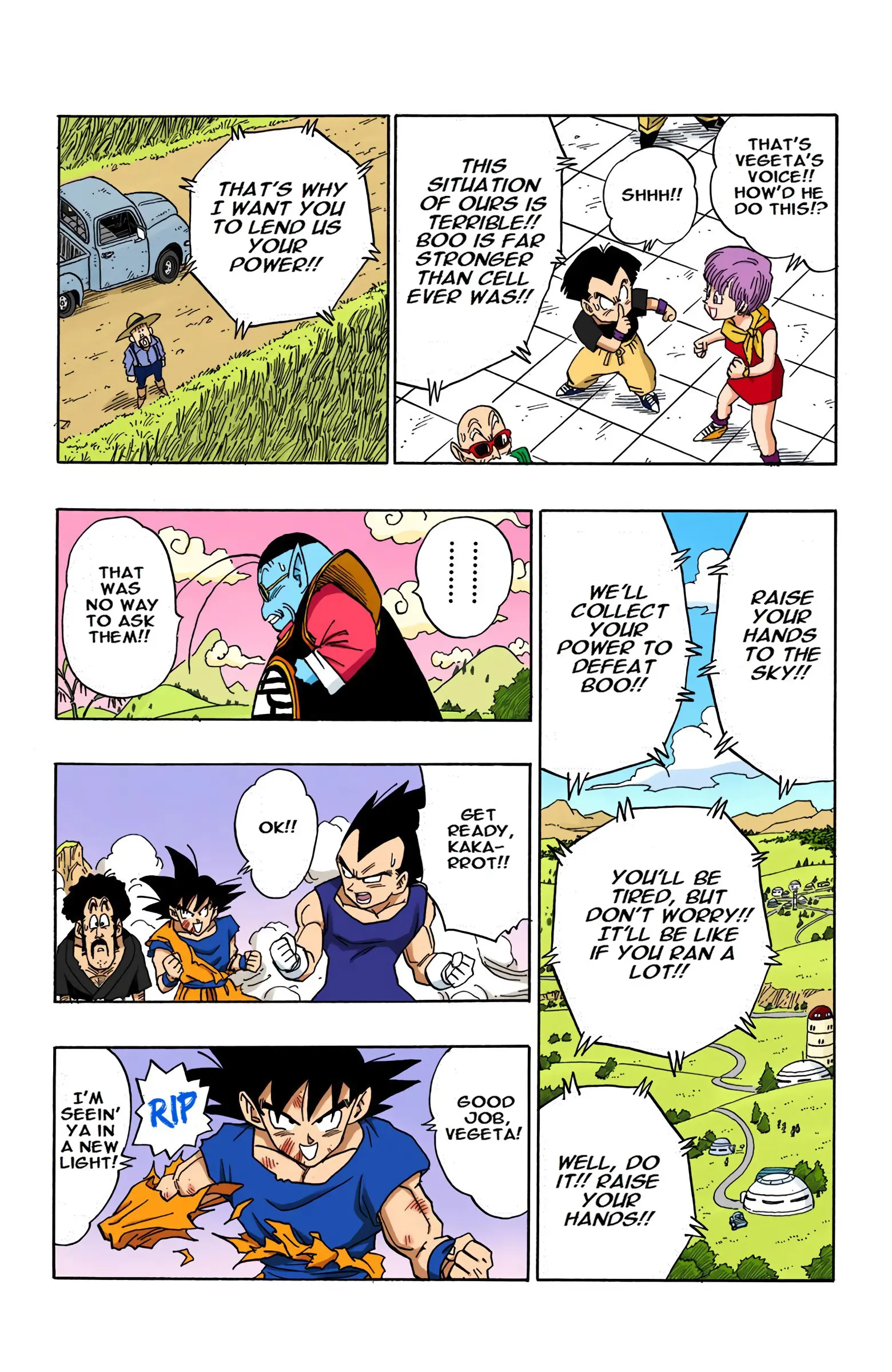 DBZ Majin Buu Saga Colored Manga, chapter 514, page 11