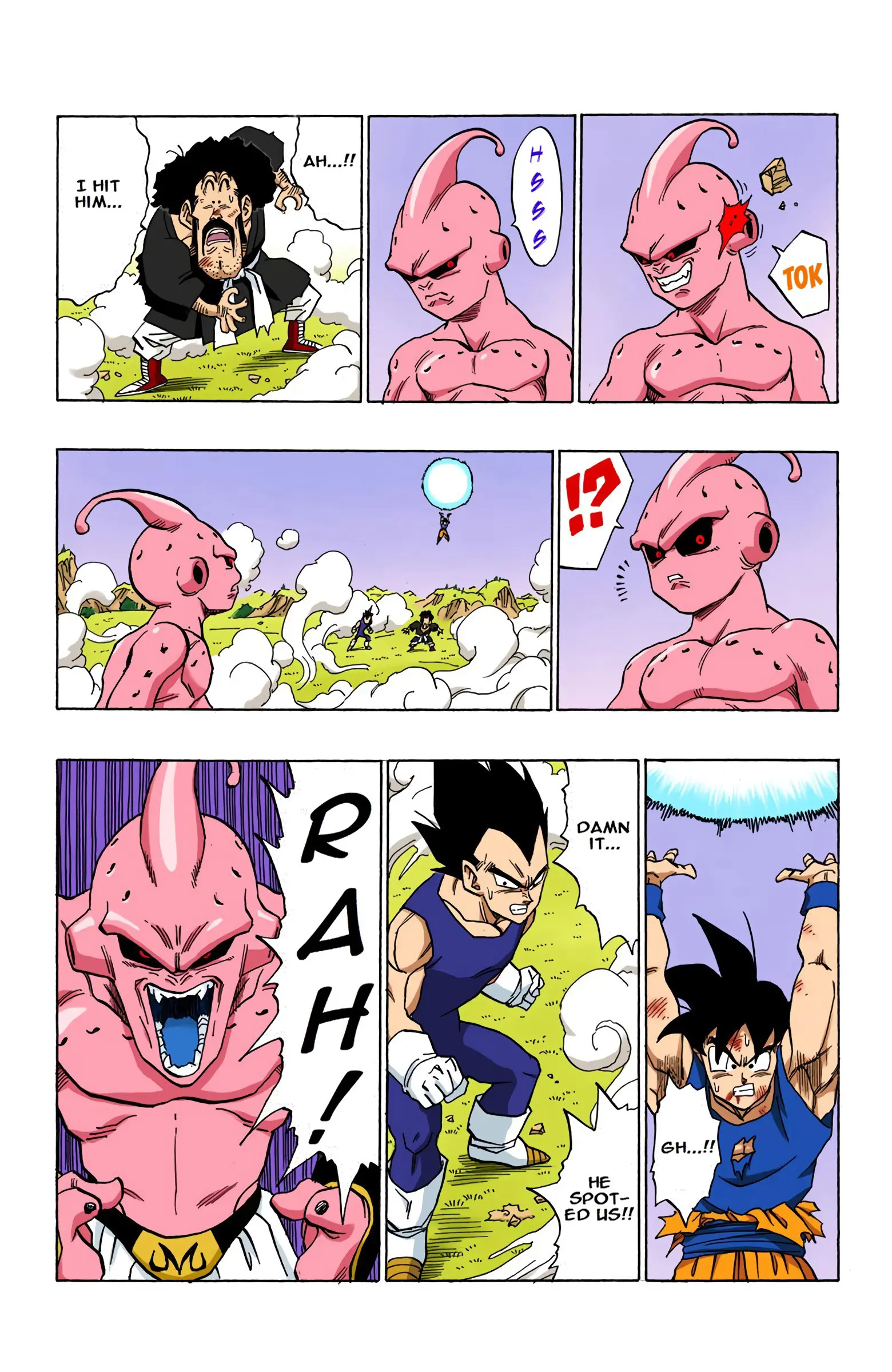 DBZ Majin Buu Saga Colored Manga, chapter 515, page 4