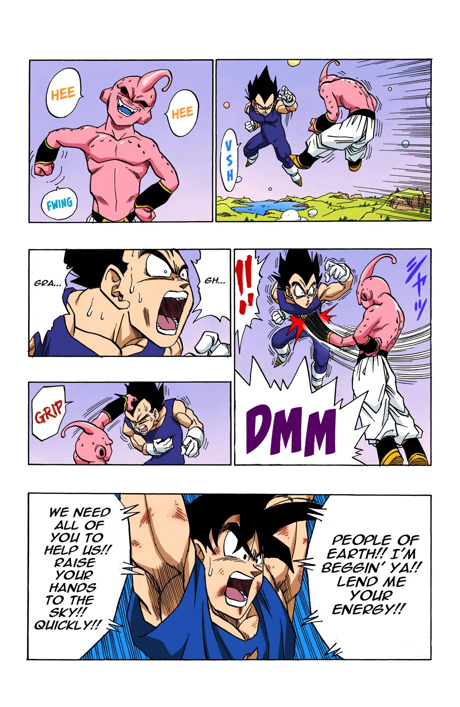 DBZ Majin Buu Saga Colored Manga, chapter 515, page 6