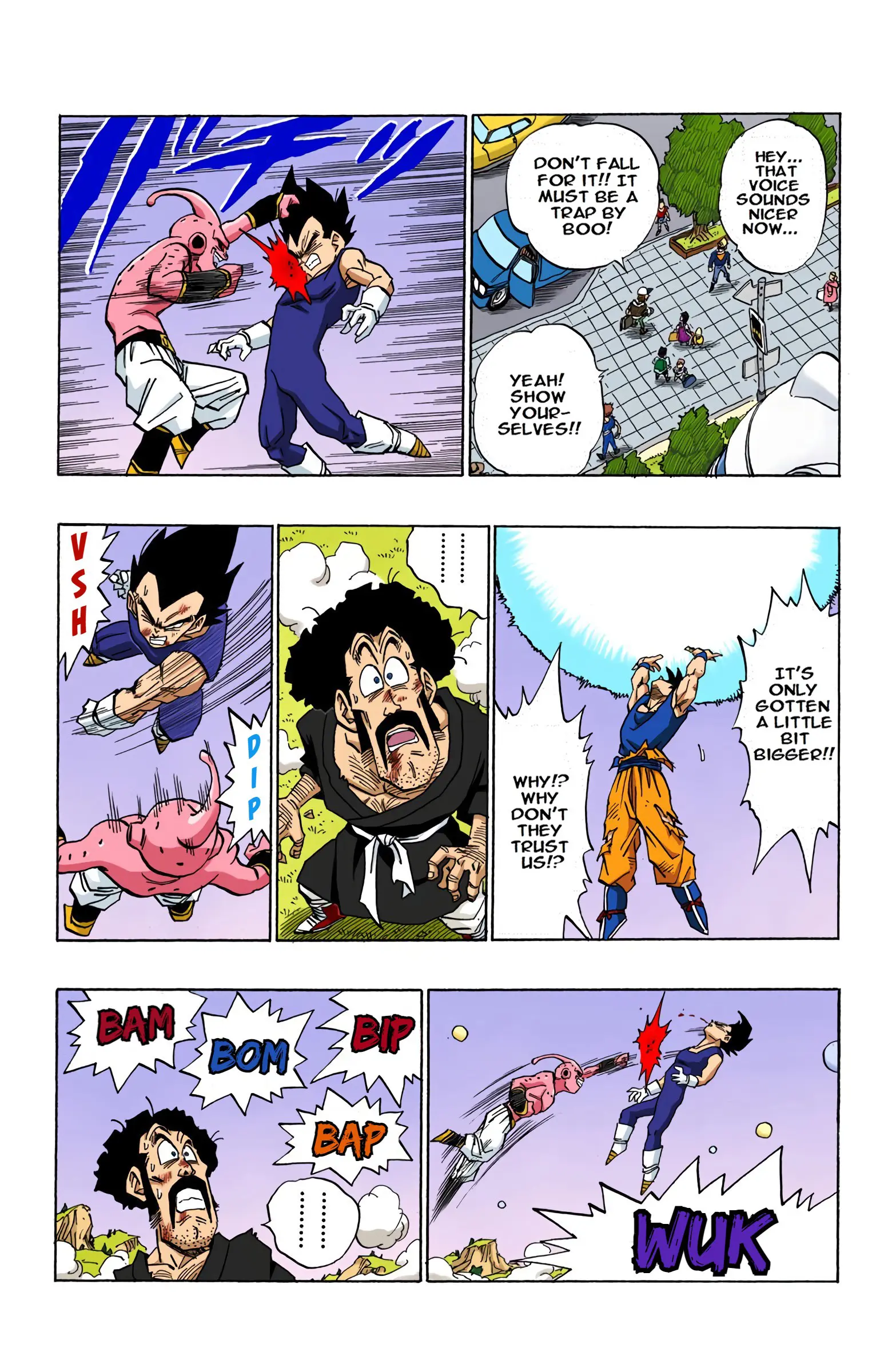 DBZ Majin Buu Saga Colored Manga, chapter 515, page 8