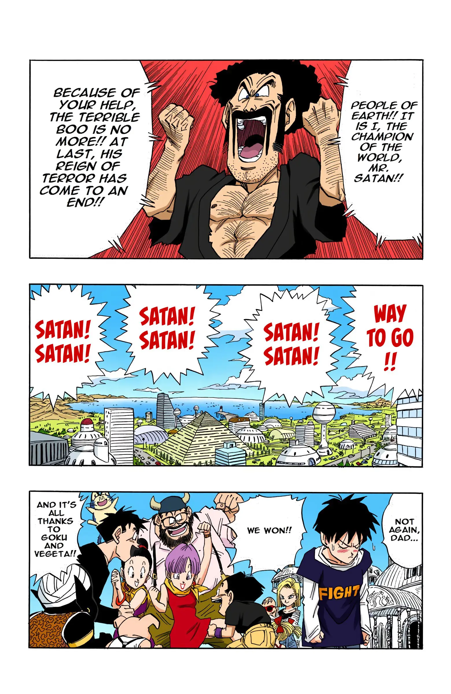DBZ Majin Buu Saga Colored Manga, chapter 517, page 3